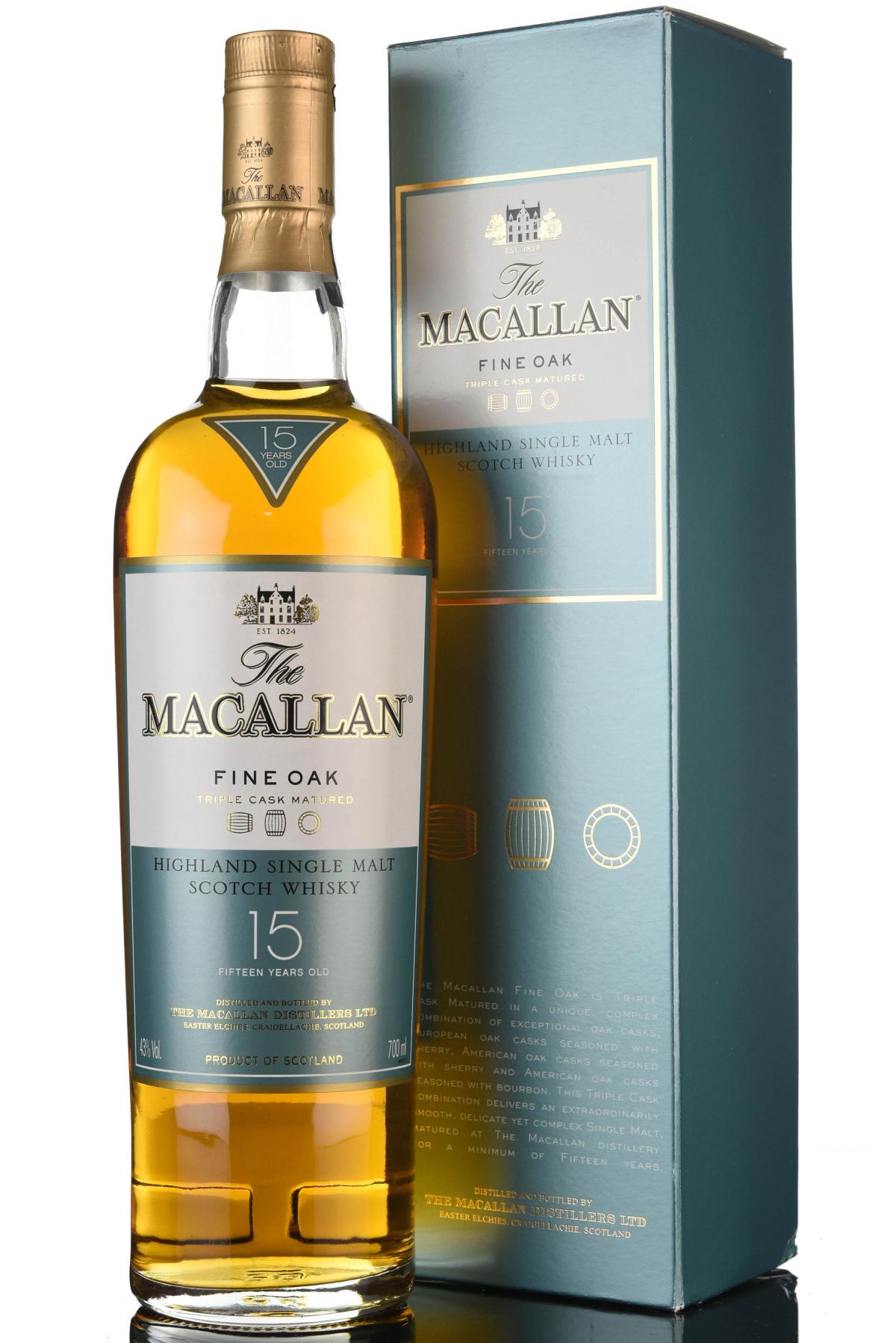 Macallan 15 Year Old - Fine Oak