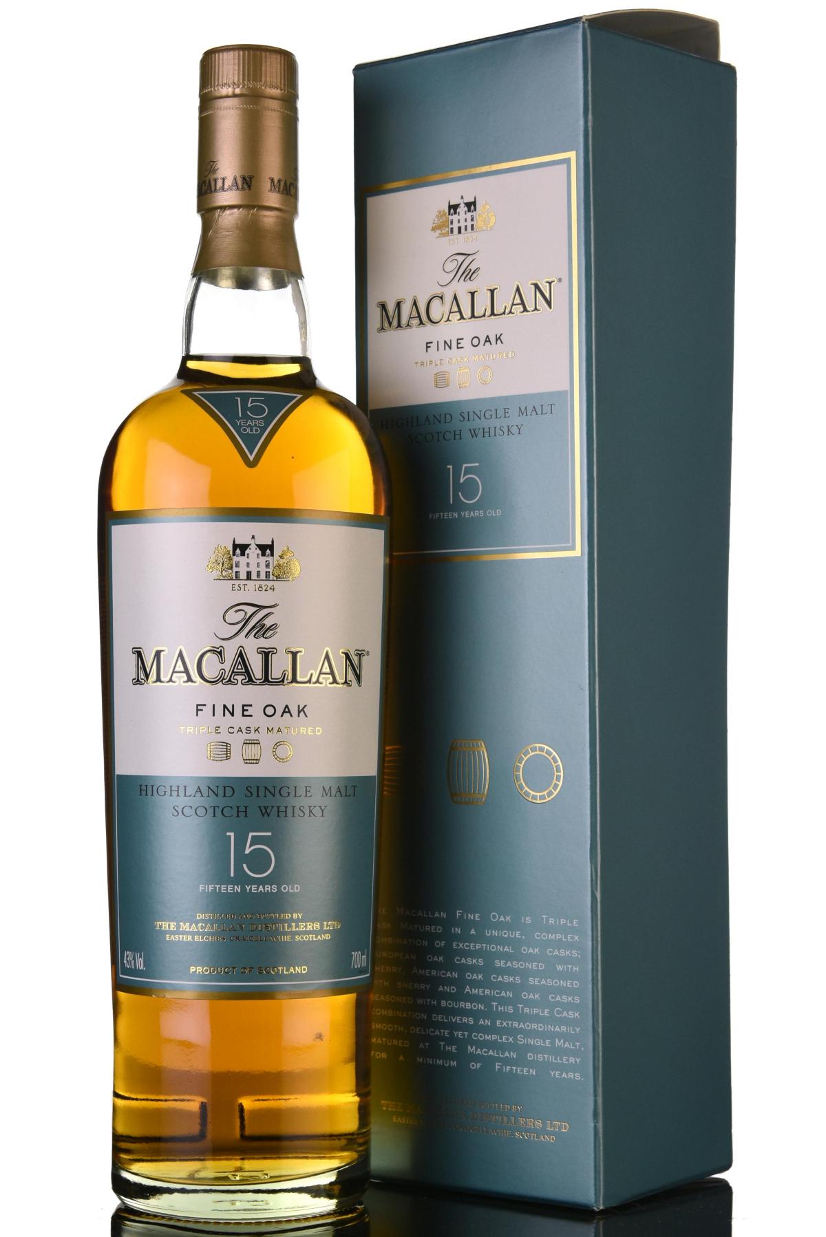 Macallan 15 Year Old - Fine Oak