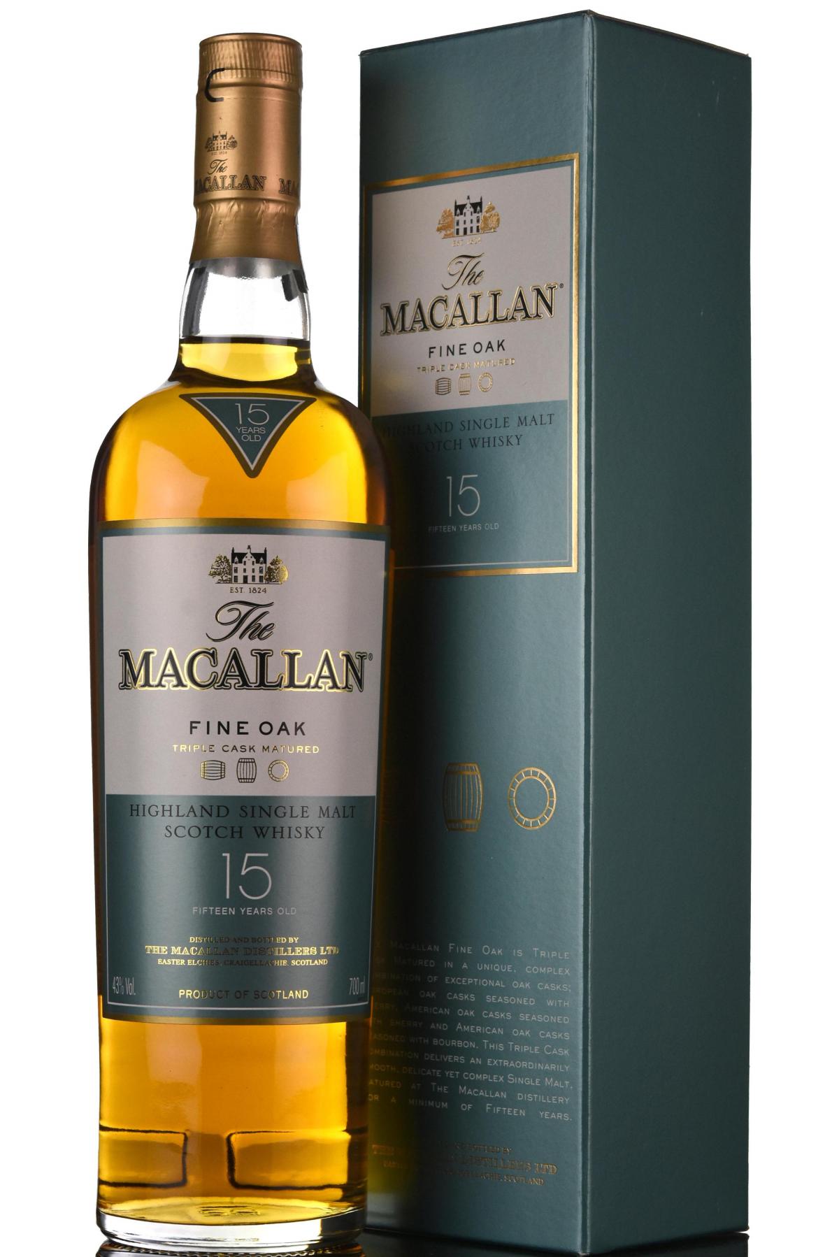 Macallan 15 Year Old - Fine Oak