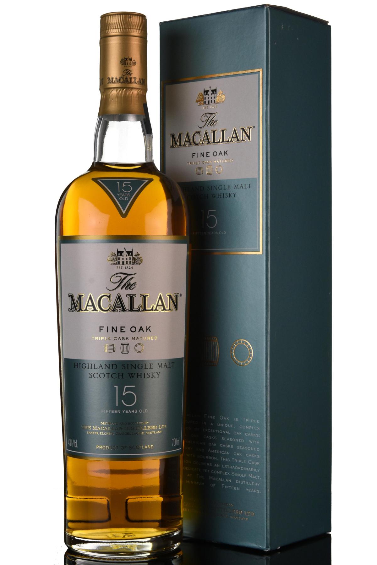 Macallan 15 Year Old - Fine Oak