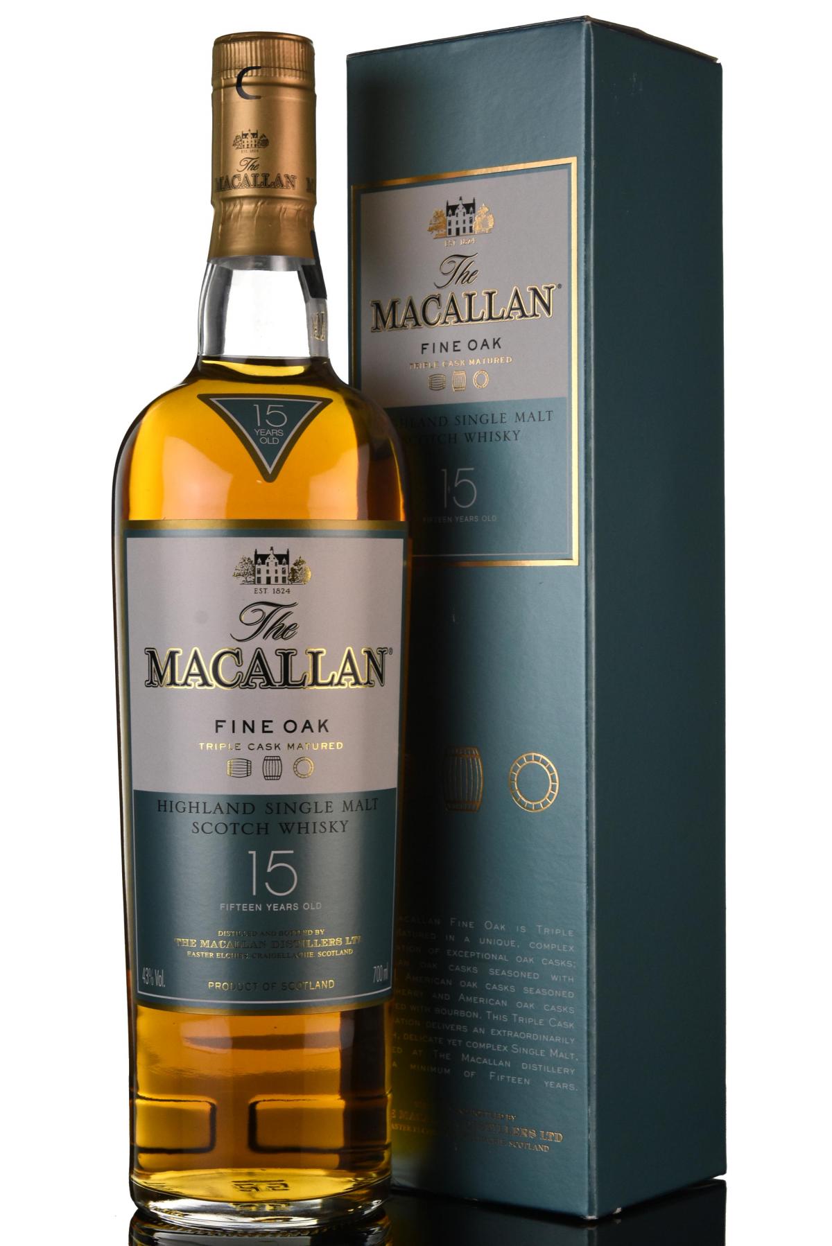 Macallan 15 Year Old - Fine Oak