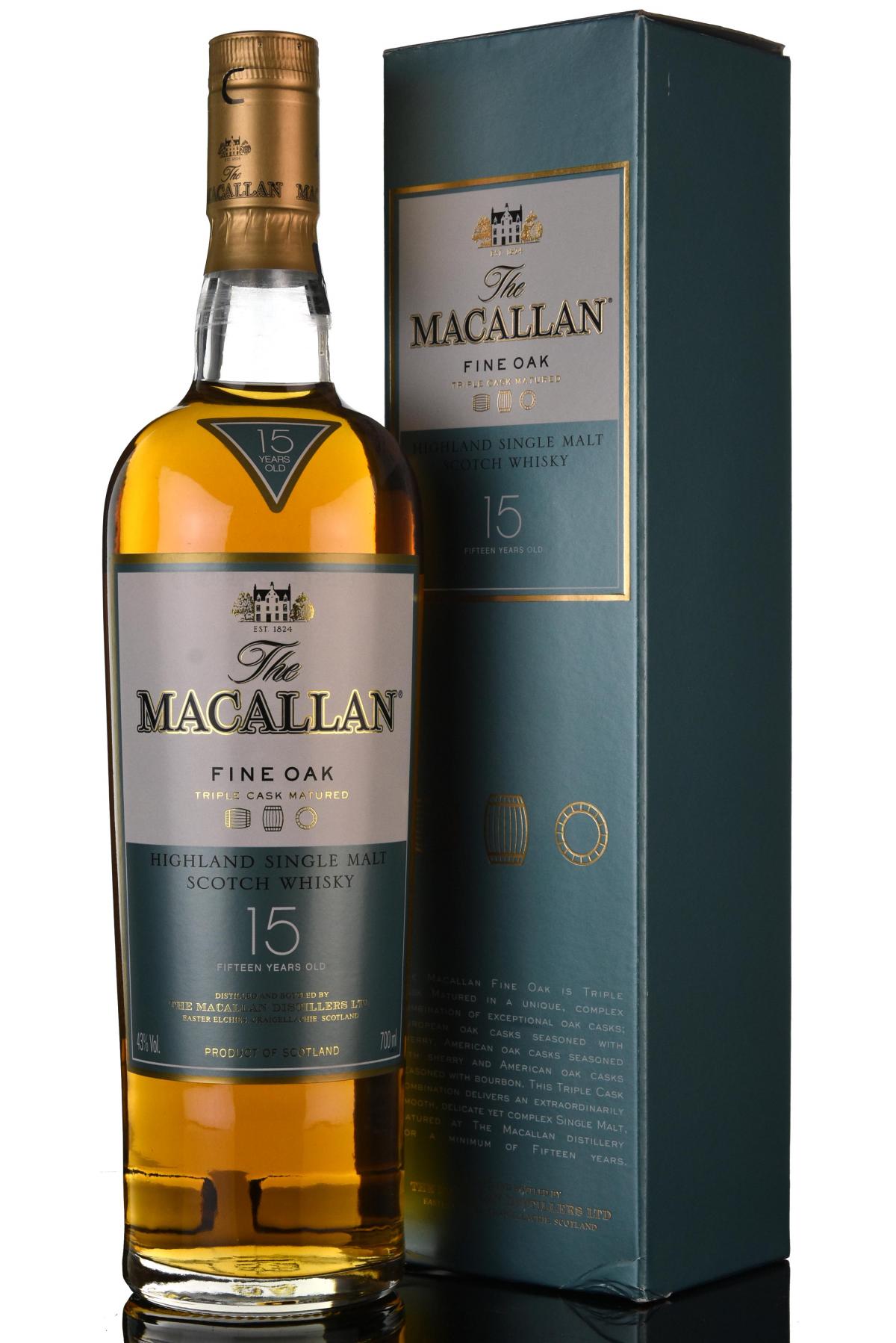 Macallan 15 Year Old - Fine Oak