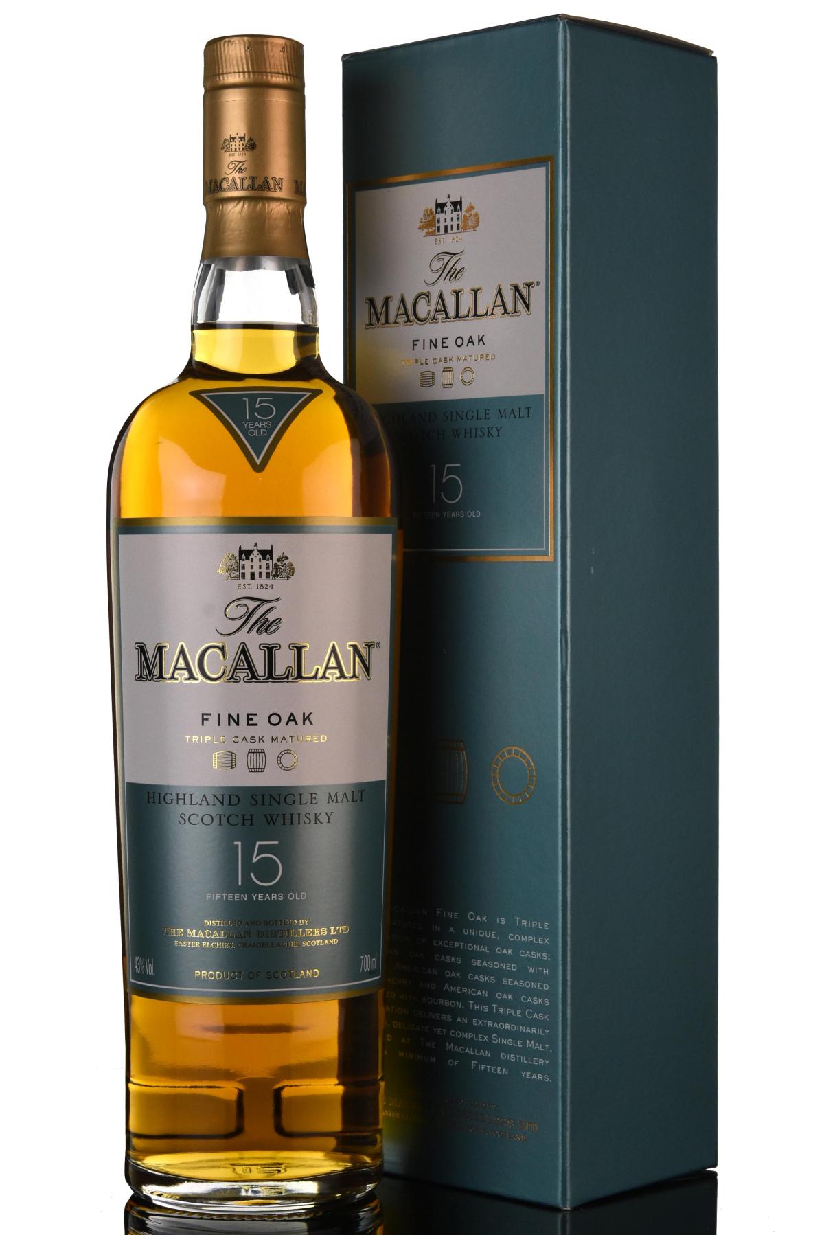 Macallan 15 Year Old - Fine Oak