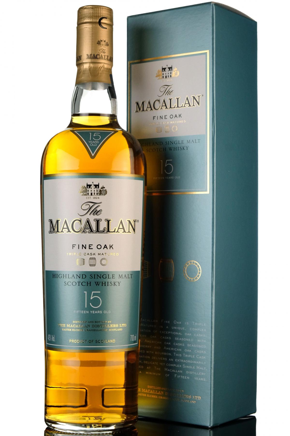 Macallan 15 Year Old - Fine Oak