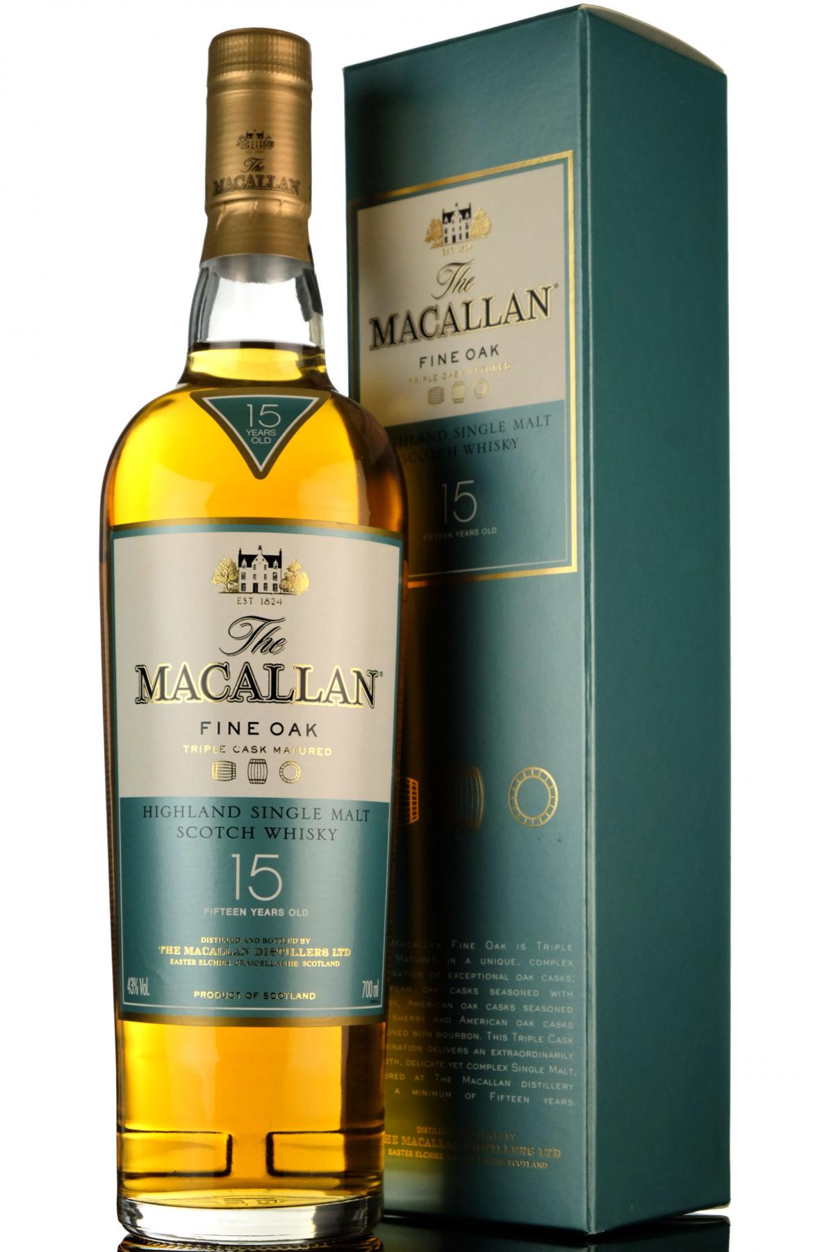 Macallan 15 Year Old - Fine Oak