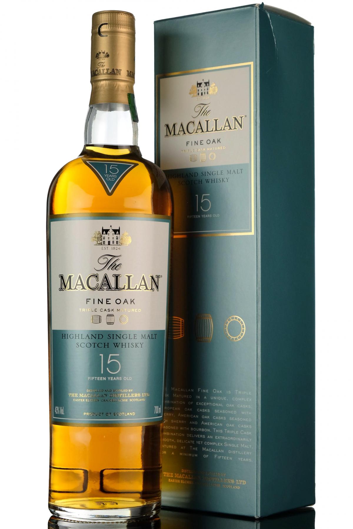 Macallan 15 Year Old - Fine Oak