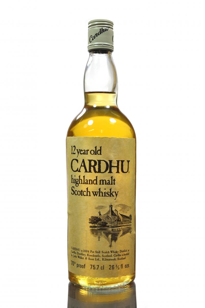 Cardhu 12 Year Old - Late 1970s