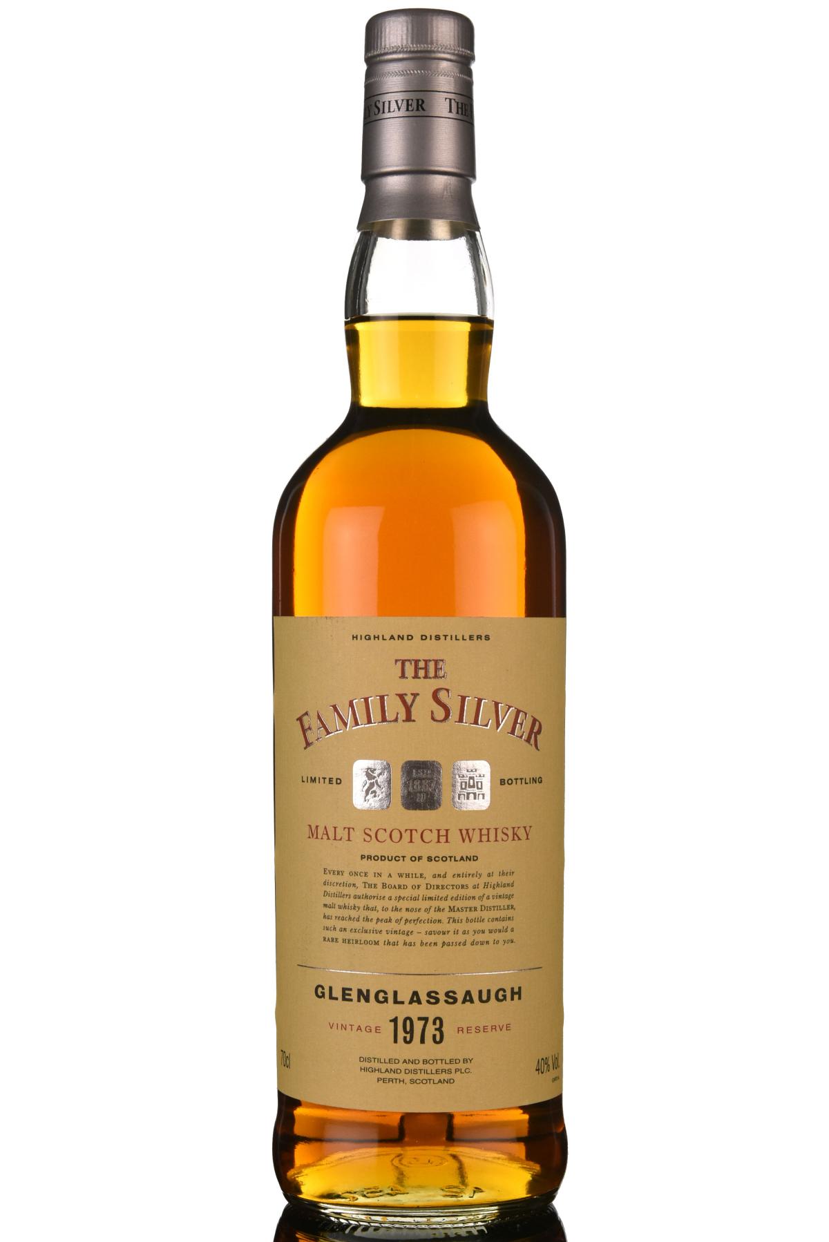 Glenglassaugh 1973 - Family Silver