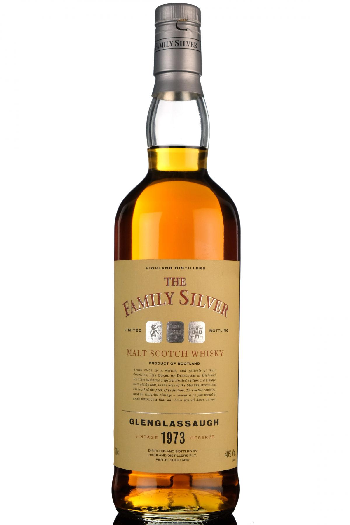 Glenglassaugh 1973 - Family Silver