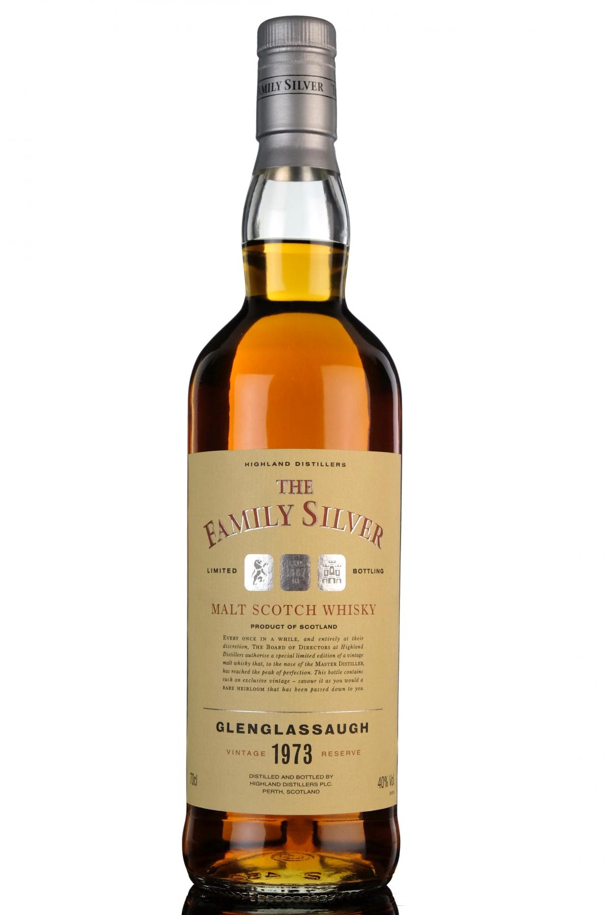 Glenglassaugh 1973 - Family Silver