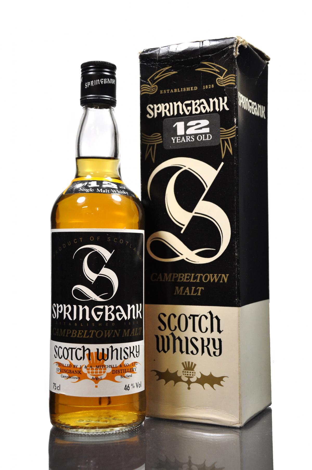 Springbank 12 Year Old - 1980s