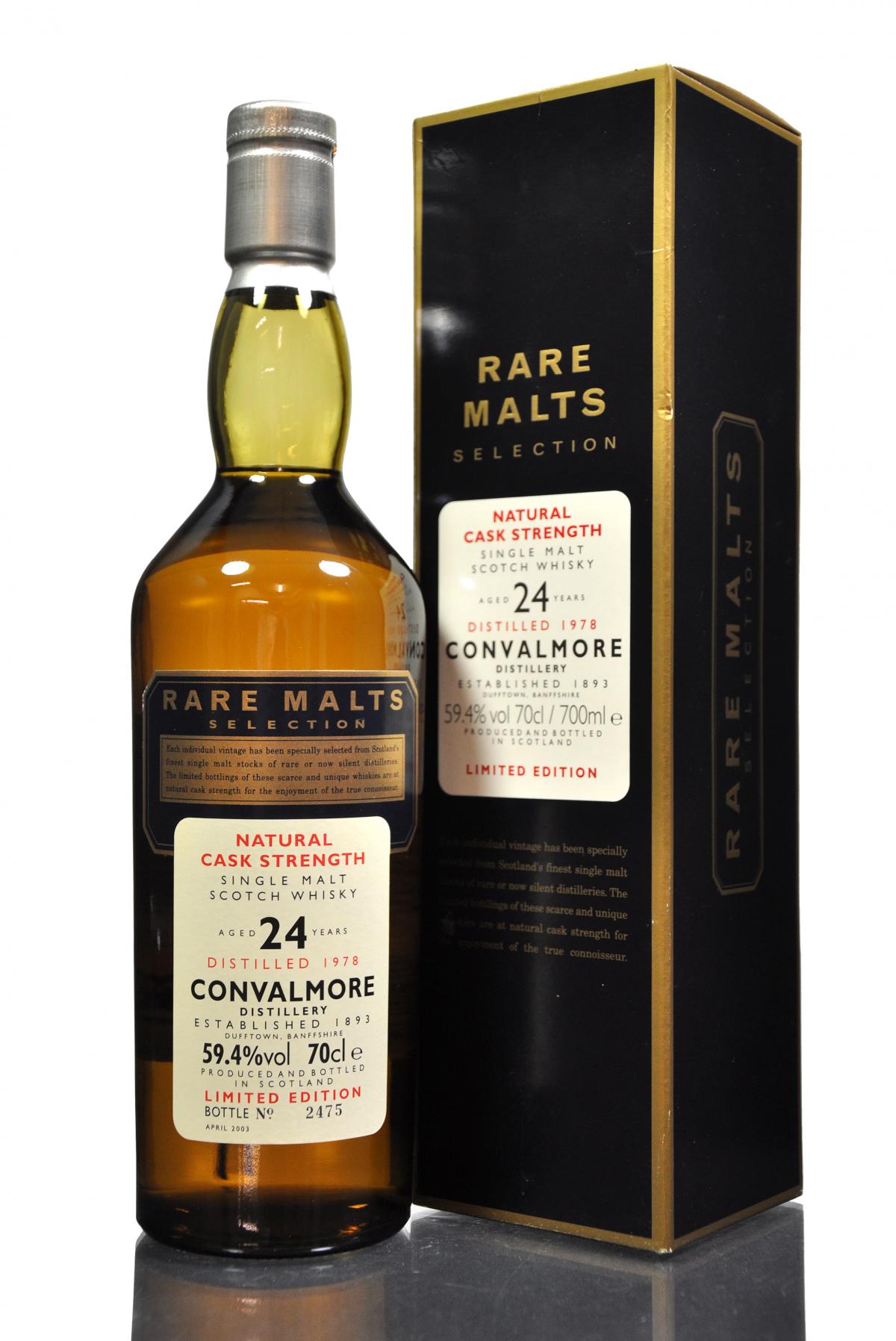 Convalmore 1978-2003 - 24 Year Old - Rare Malts 59.4%