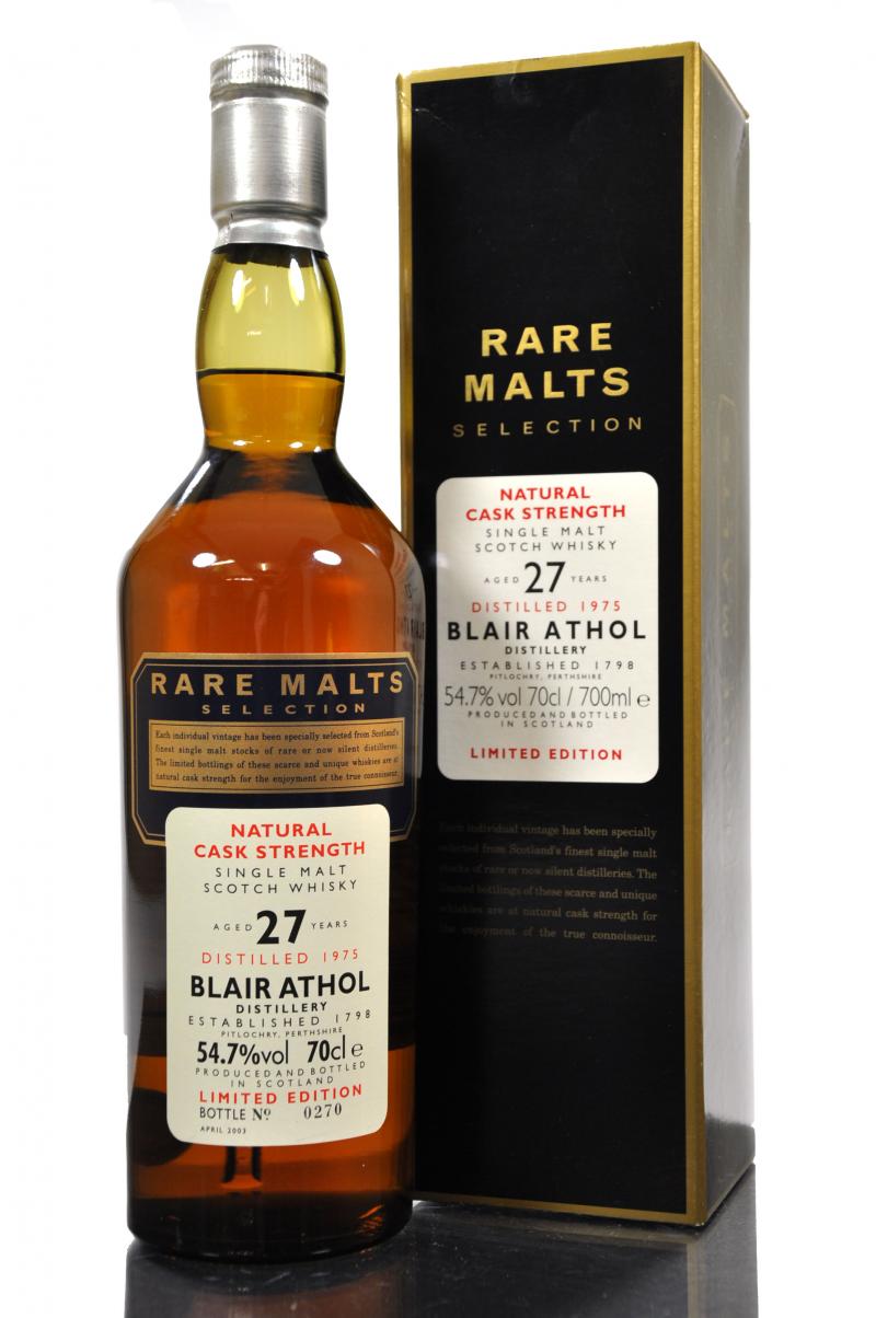 Blair Athol 1975-2003 - 27 Year Old - Rare Malts 54.7%