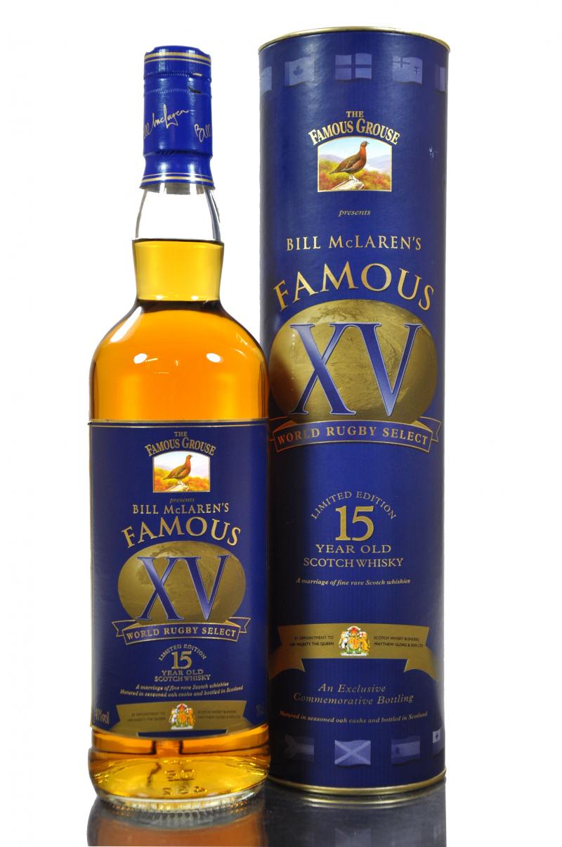 Famous Grouse 15 Year Old - Bill McLarens XV World Rugby Select