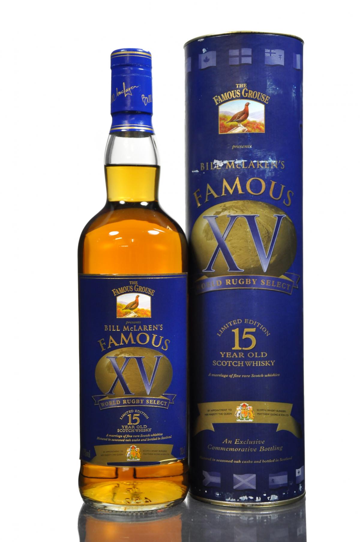 Famous Grouse 15 Year Old - Bill McLarens XV World Rugby Select