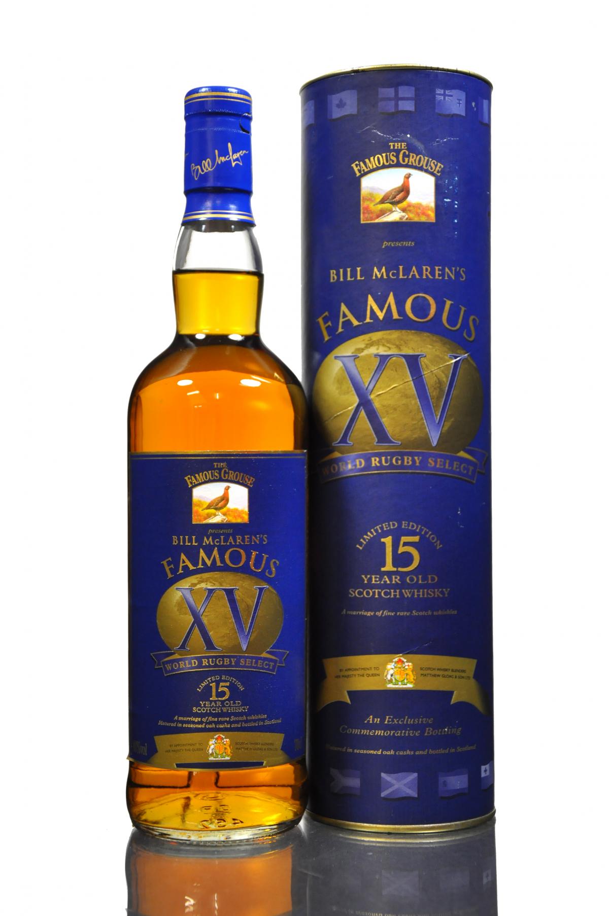 Famous Grouse 15 Year Old - Bill McLarens XV World Rugby Select