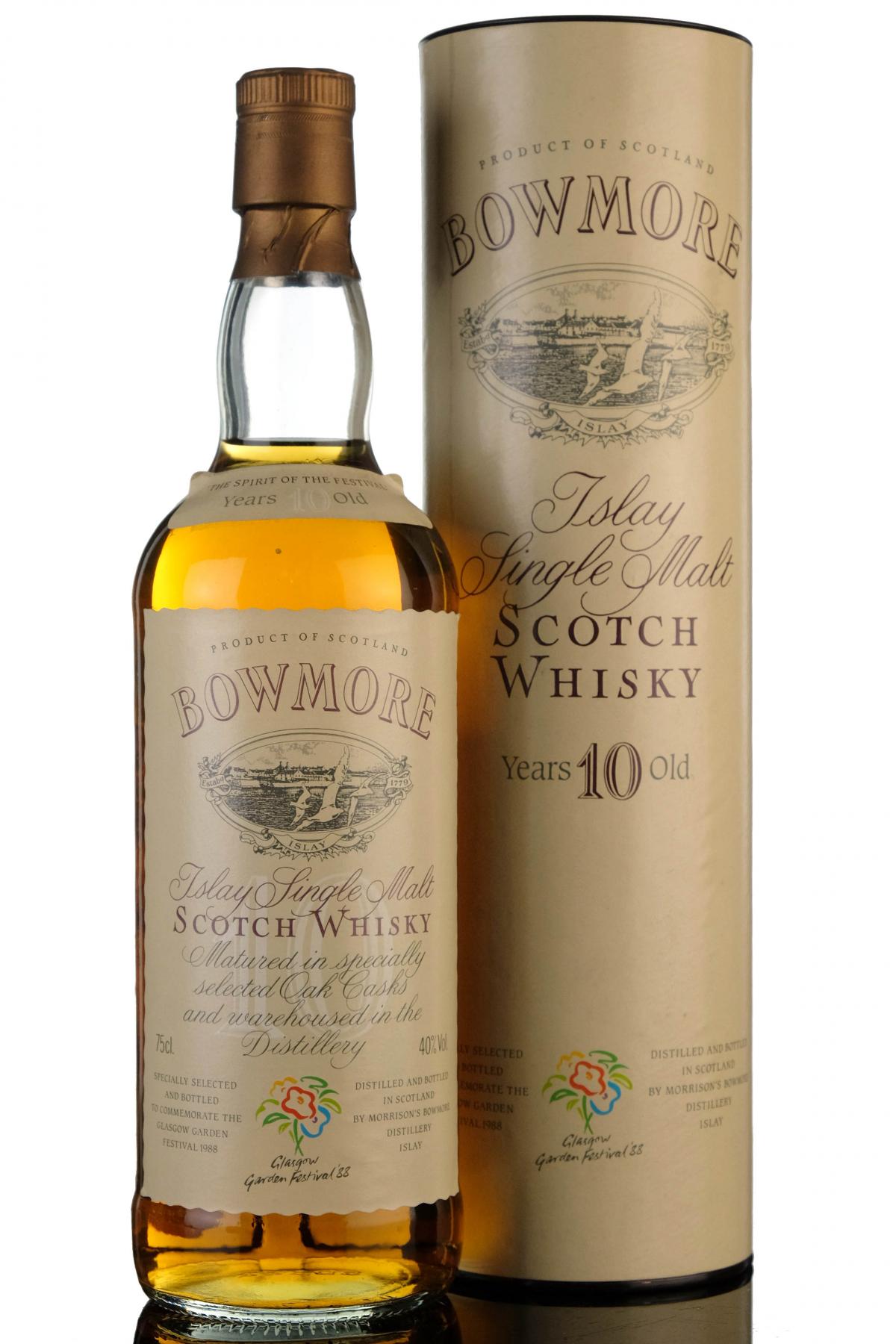 Bowmore 10 Year Old - Glasgow Garden Festival 1988