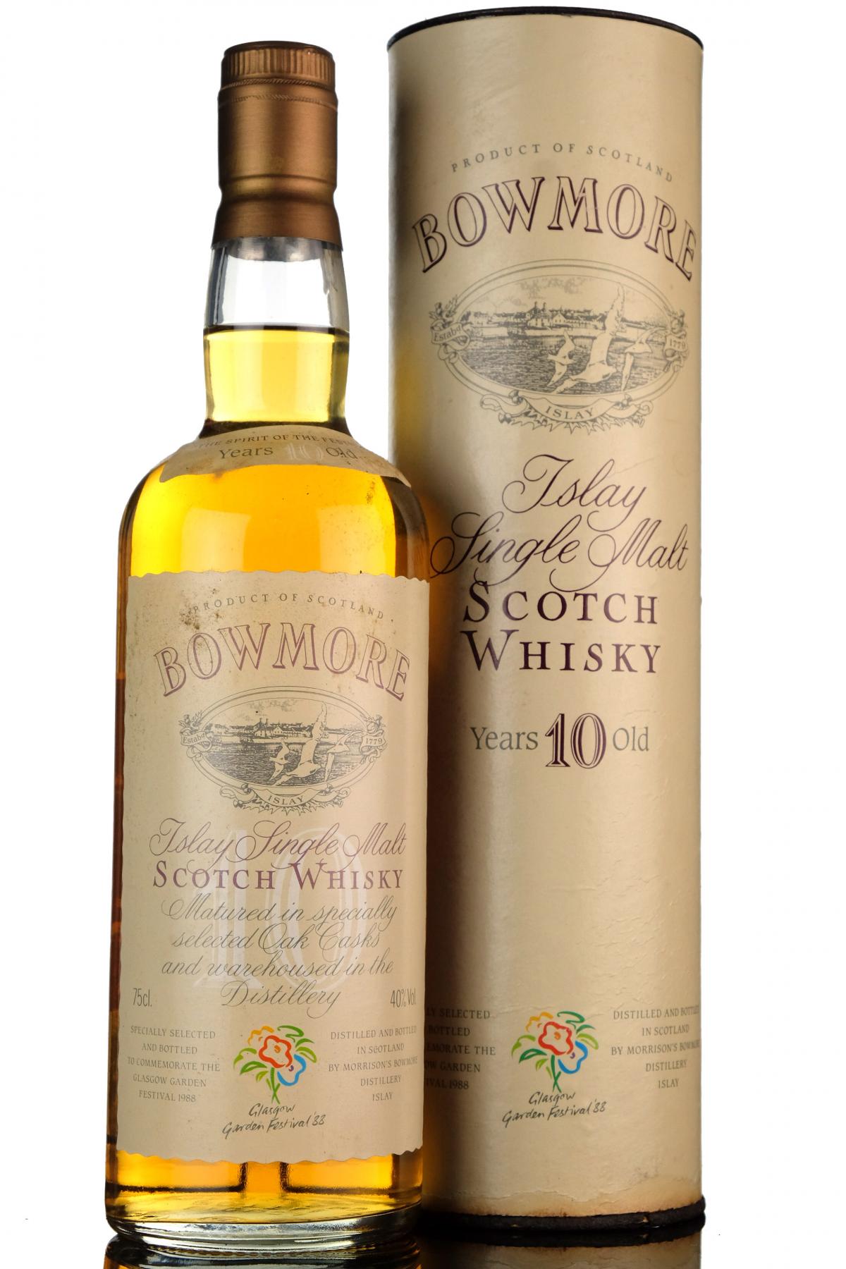 Bowmore 10 Year Old - Glasgow Garden Festival 1988