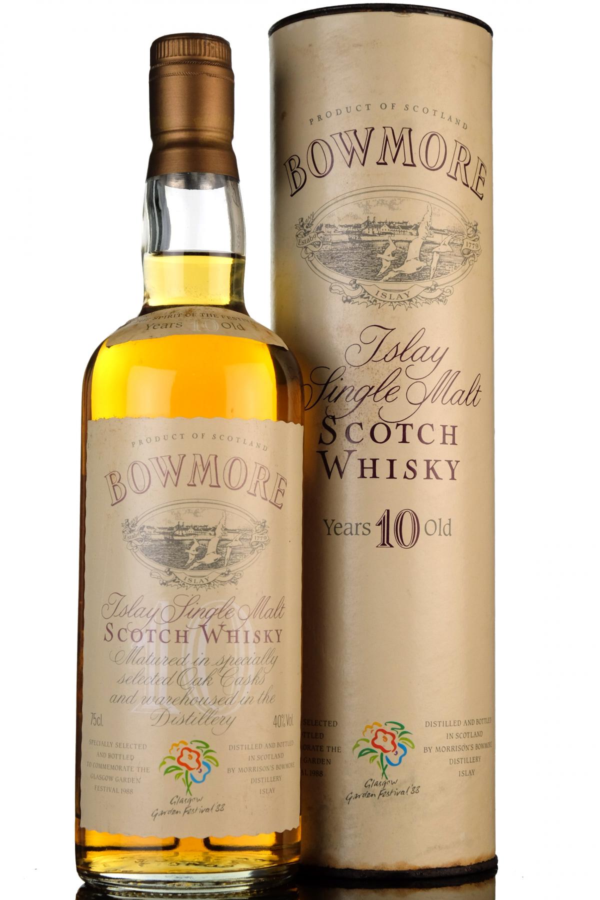 Bowmore 10 Year Old - Glasgow Garden Festival 1988