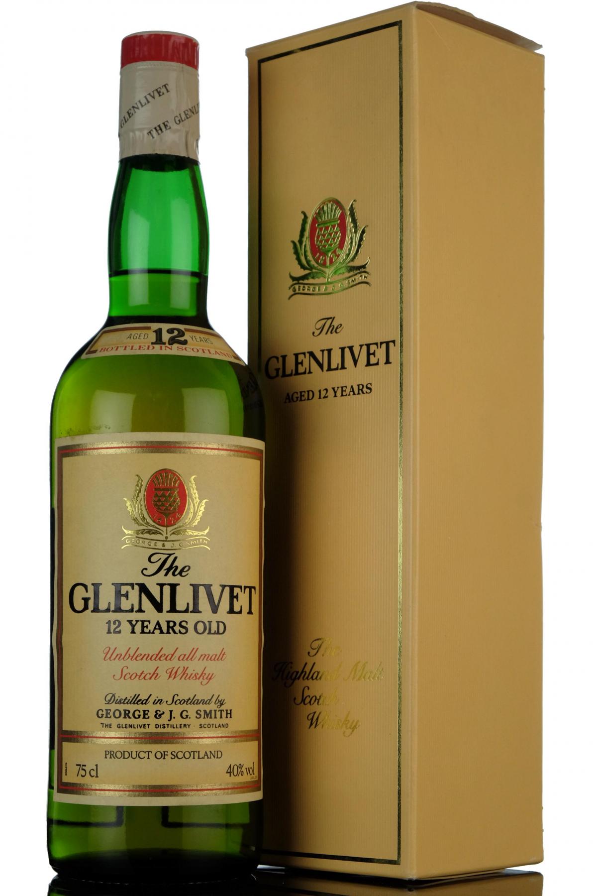 Glenlivet 12 Year Old - 1980s