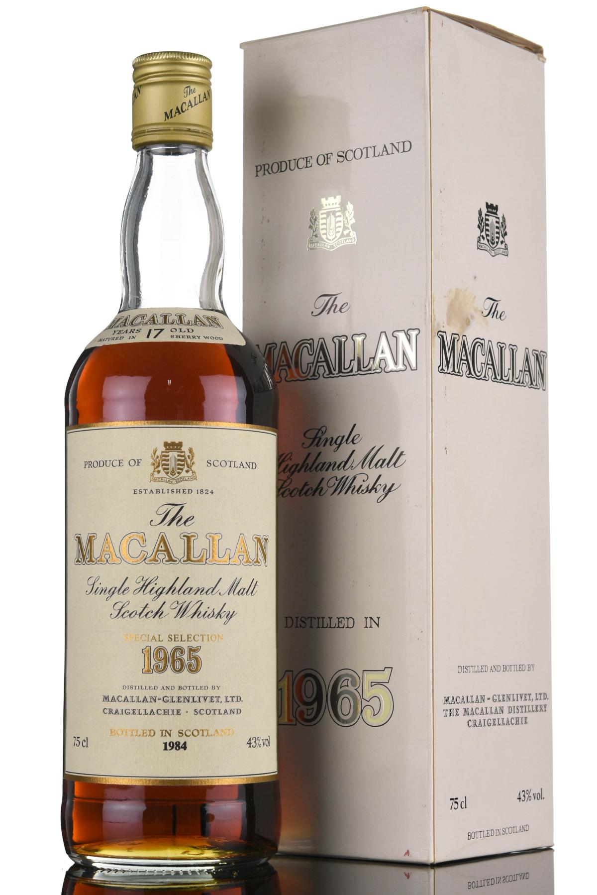 Macallan 1965-1984 - 17 Year Old