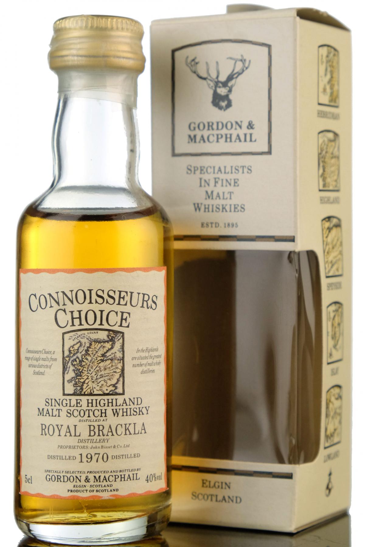 Royal Brackla 1970 - Connoisseurs Choice Miniature