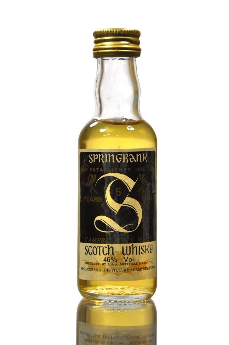 Springbank 5 Year Old Miniature