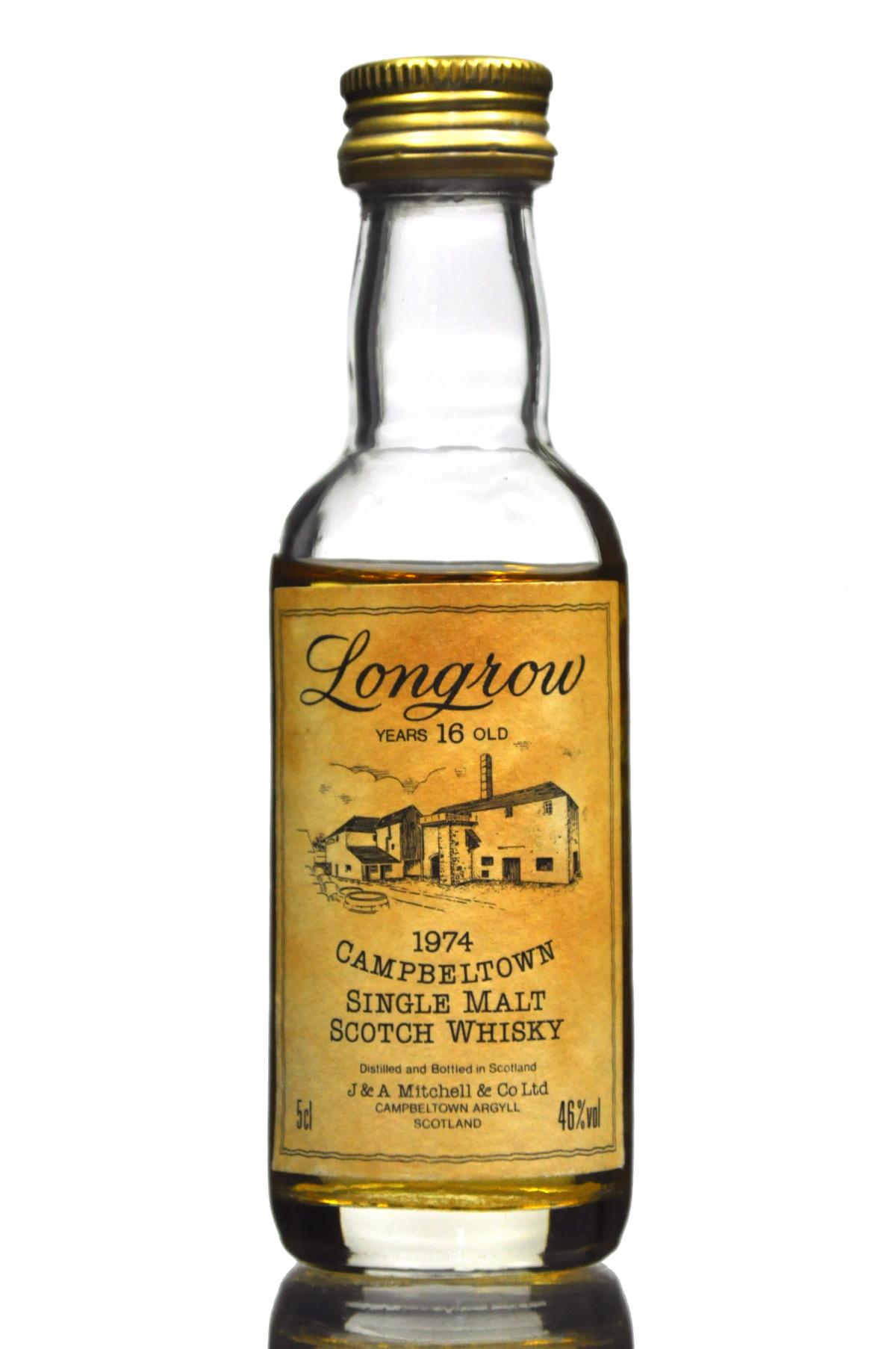 Longrow 1974 - 16 Year Old Miniature