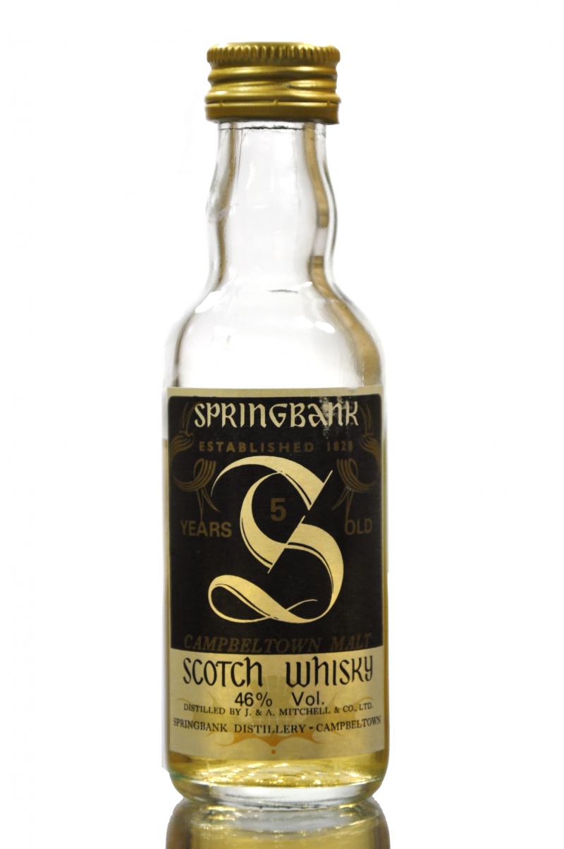 Springbank 5 Year Old Miniature