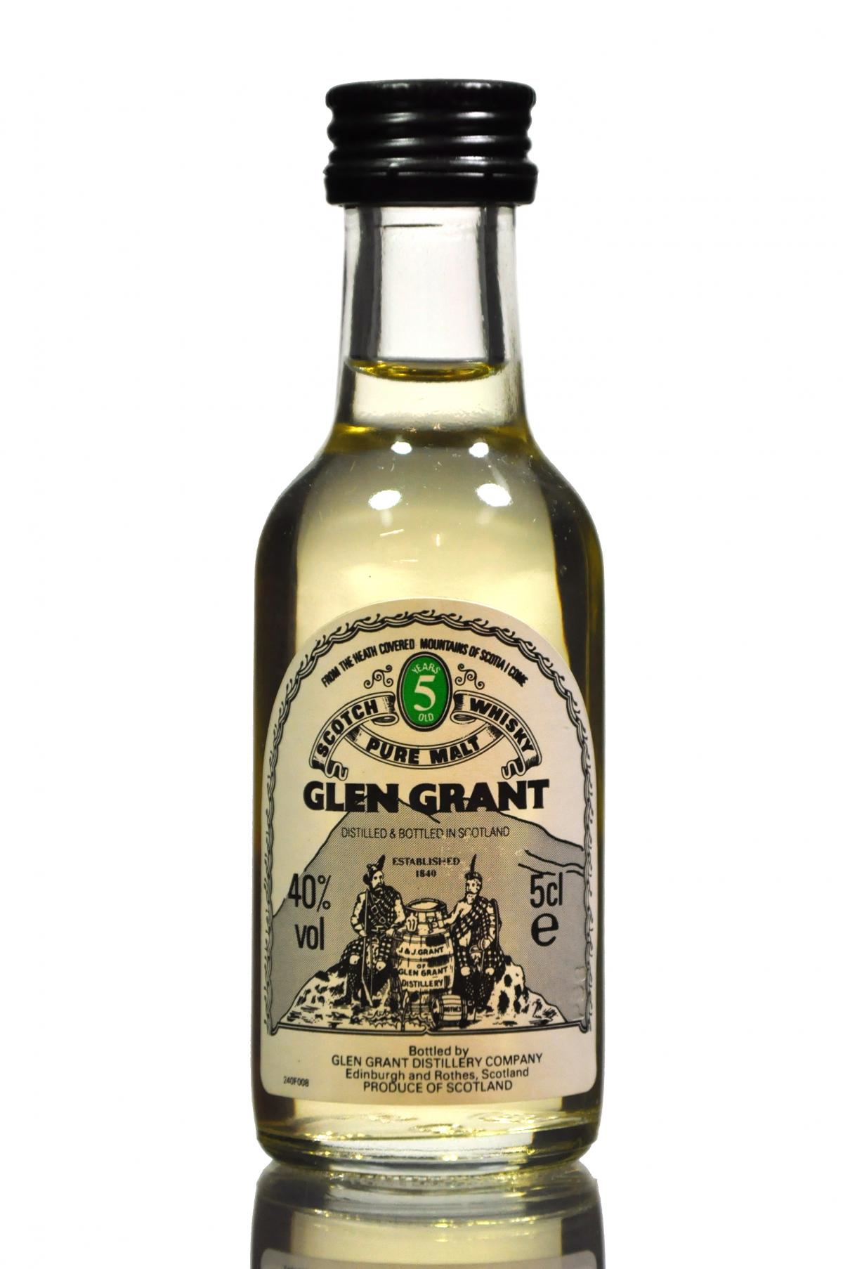 Glen Grant 5 Year Old Miniature