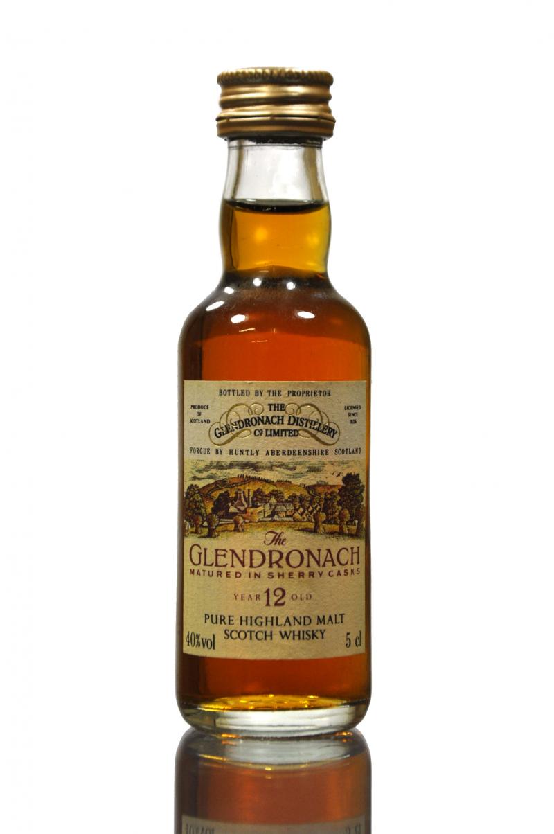 Glendronach 12 Year Old Miniature