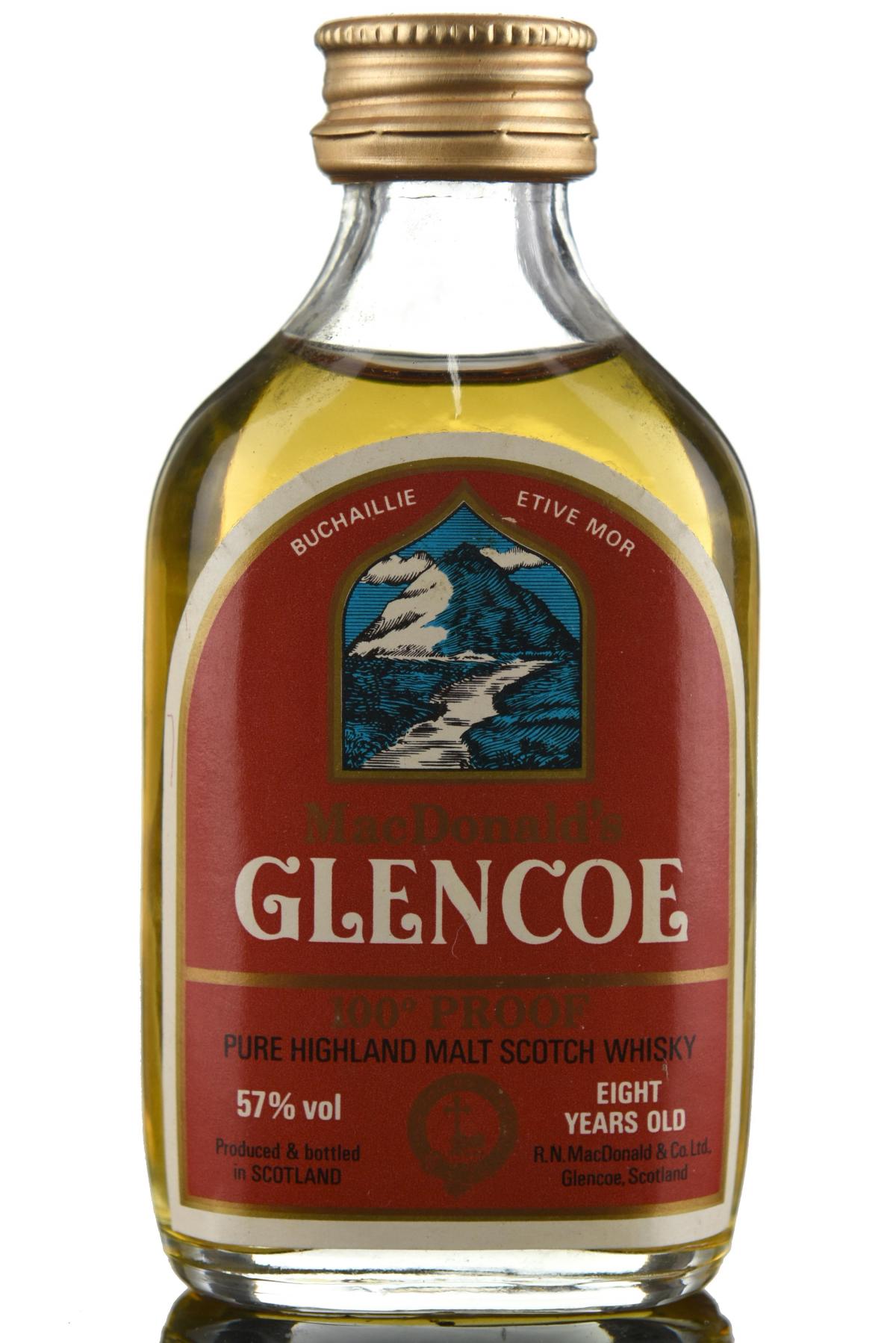 Glencoe 100 Proof Miniature