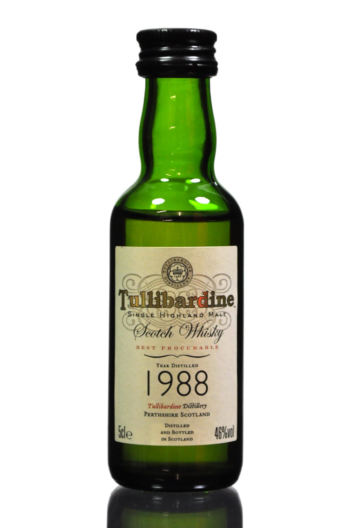 Tullibardine 1988 Miniature