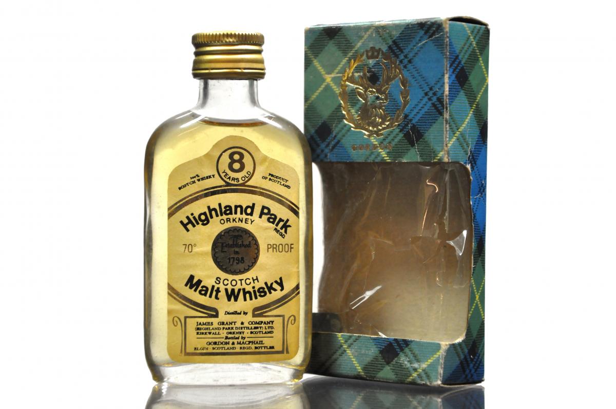 Highland Park 8 Year Old - 70 Proof - Gordon & MacPhail Miniature