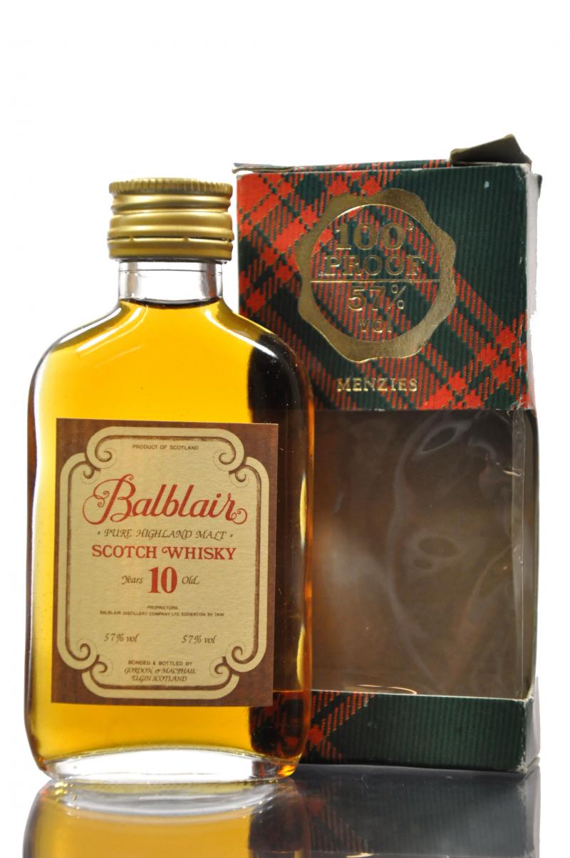 Balblair 10 Year Old - 57% - Gordon & MacPhail - Miniature