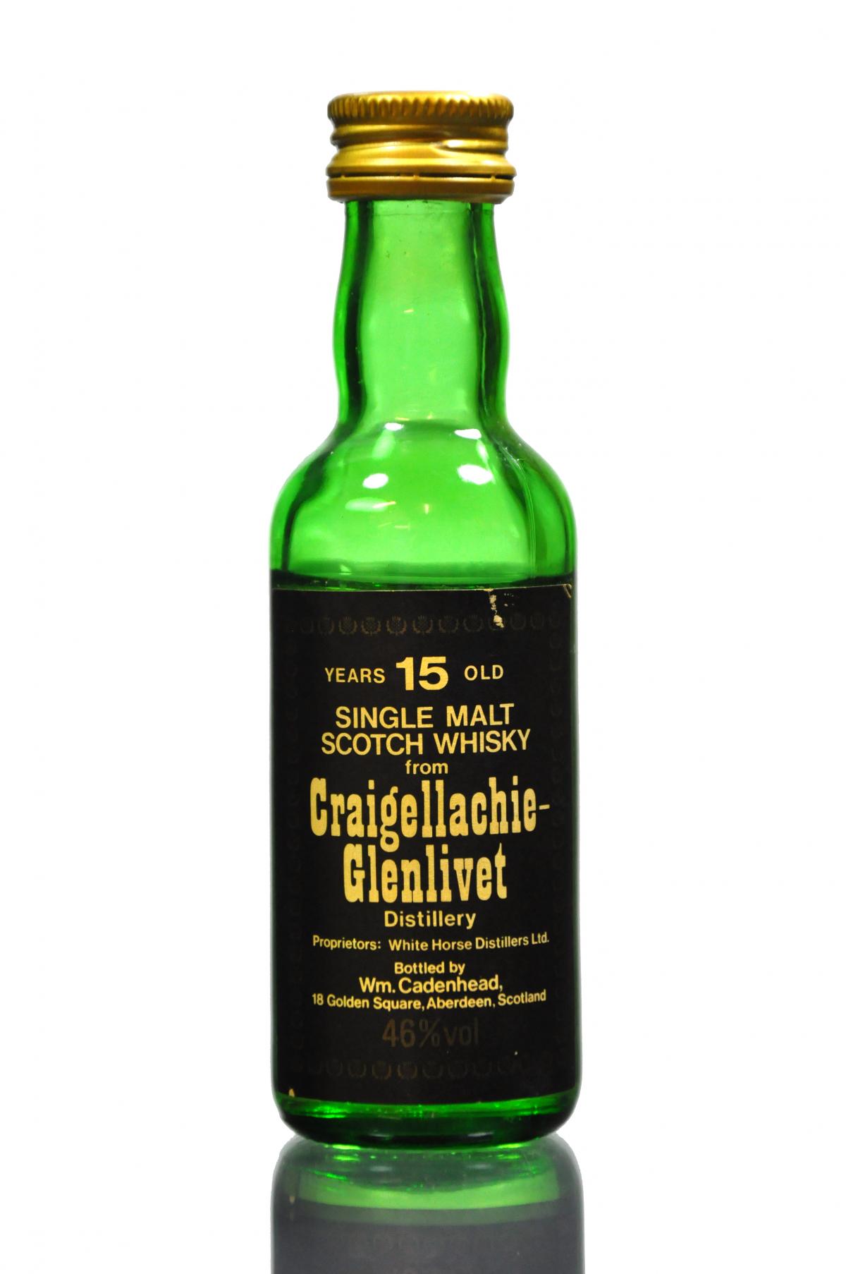 Craigellachie-Glenlivet 15 Year Old - Cadenhead Miniature