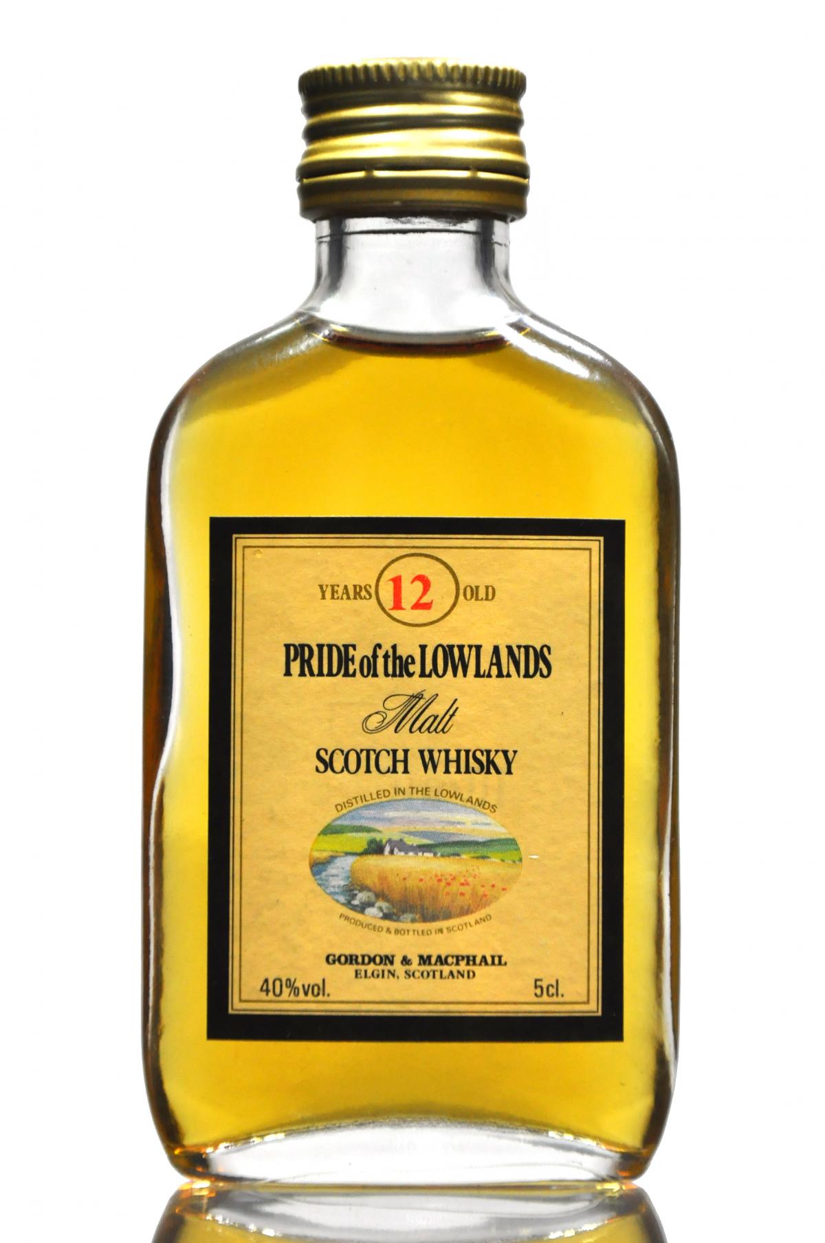 Pride Of The Lowlands 12 Year Old - Gordon & MacPhail Miniature