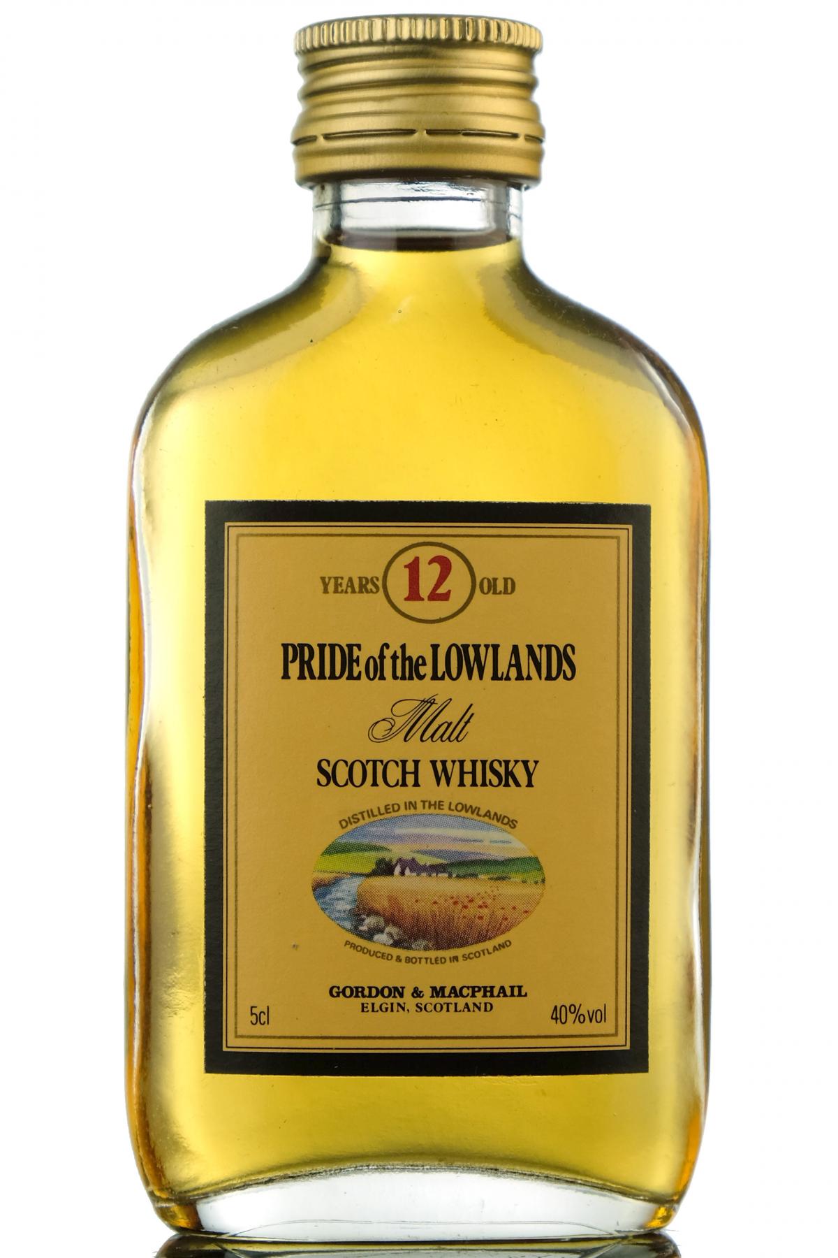 Pride Of The Lowlands 12 Year Old - Gordon & MacPhail Miniature