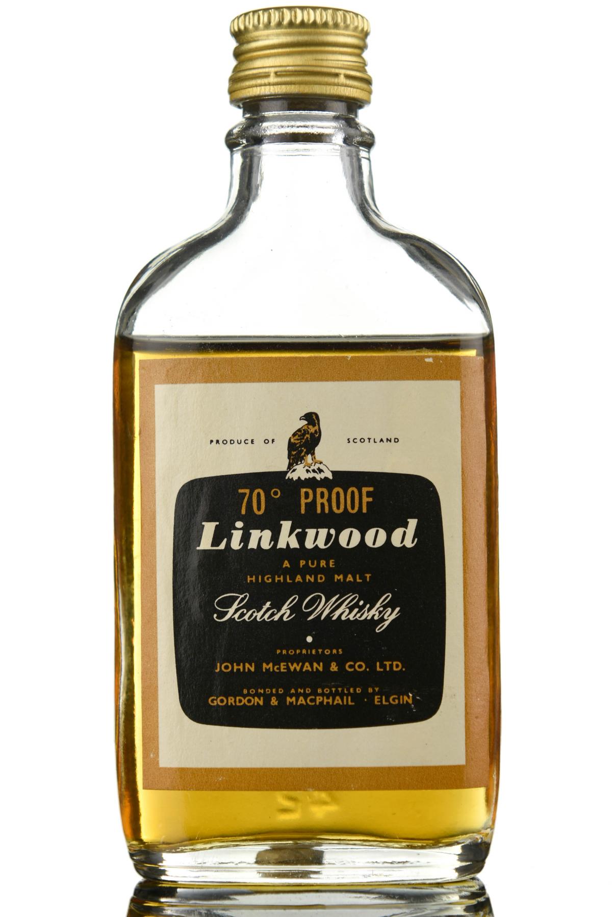 Linkwood 70 Proof - Gordon & MacPhail Miniature