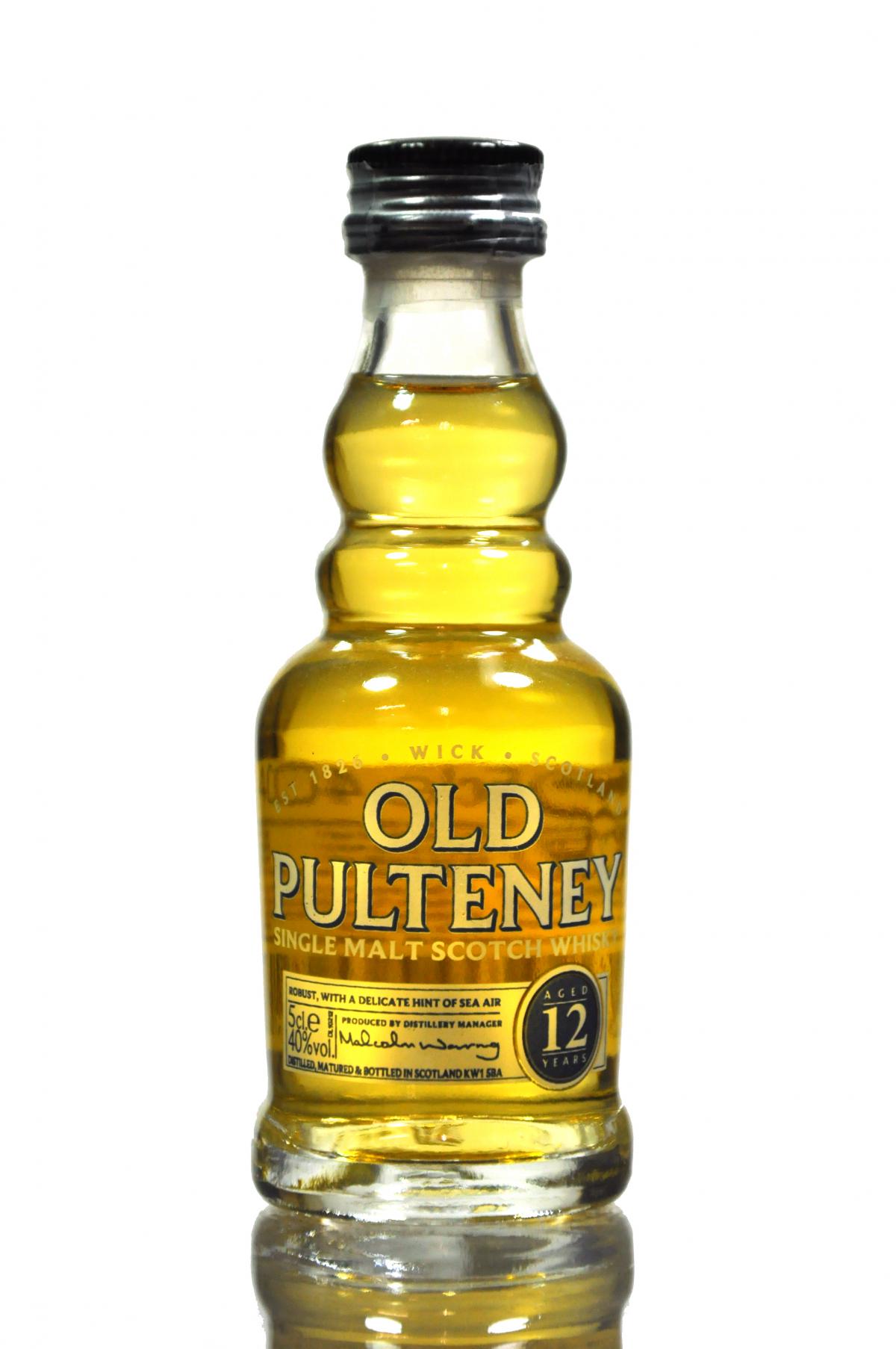 Old Pulteney 12 Year Old Miniature