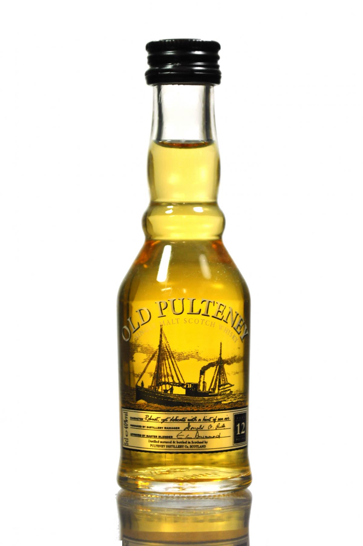 Old Pulteney 12 Year Old Miniature