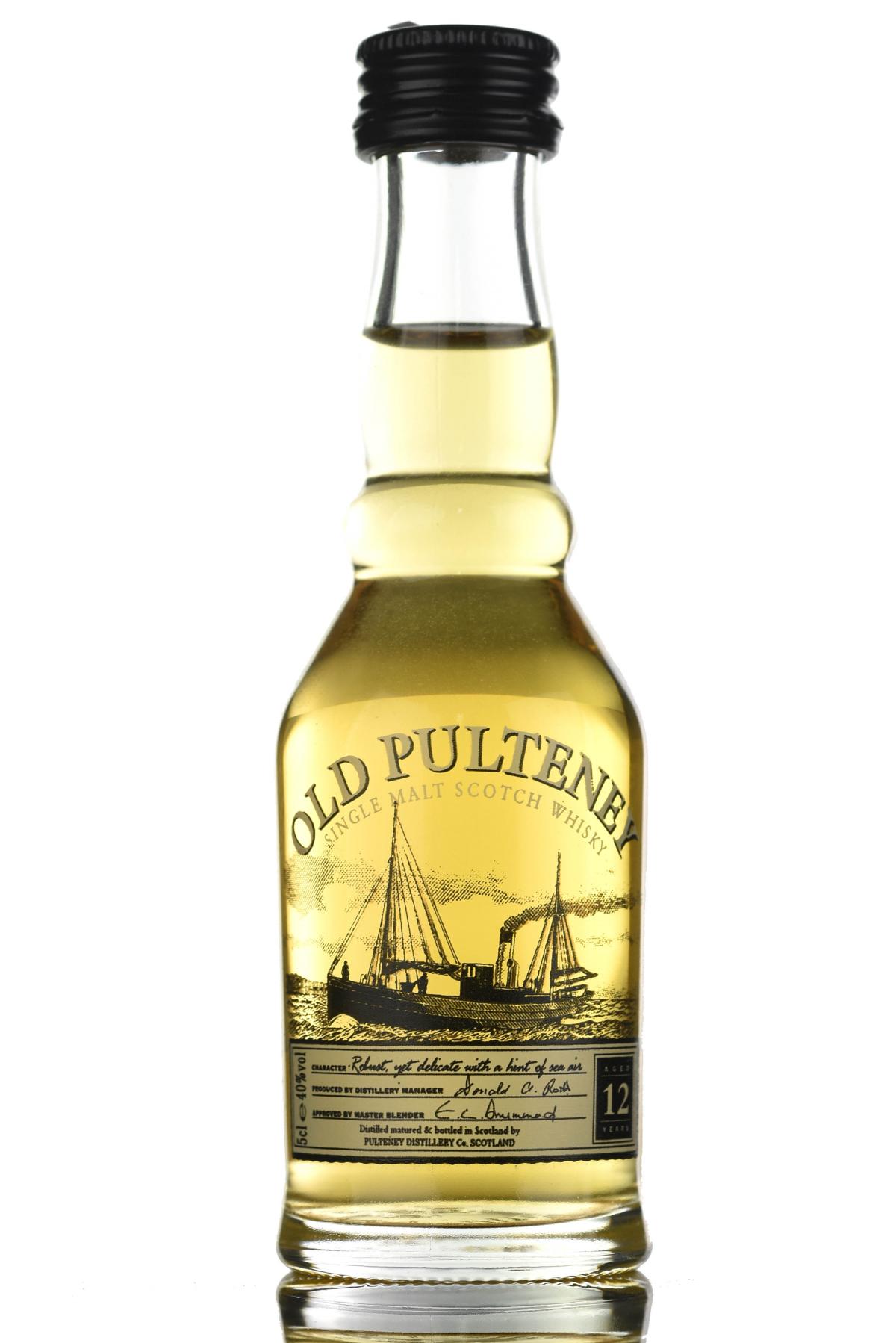 Old Pulteney 12 Year Old Miniature