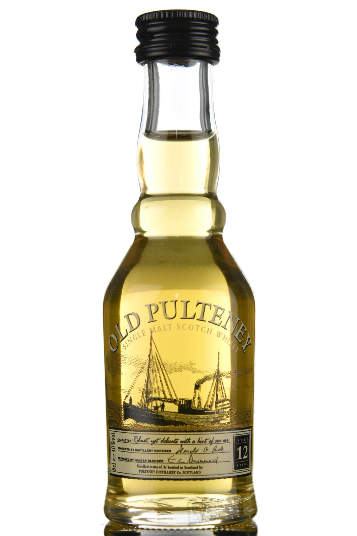 Old Pulteney 12 Year Old Miniature