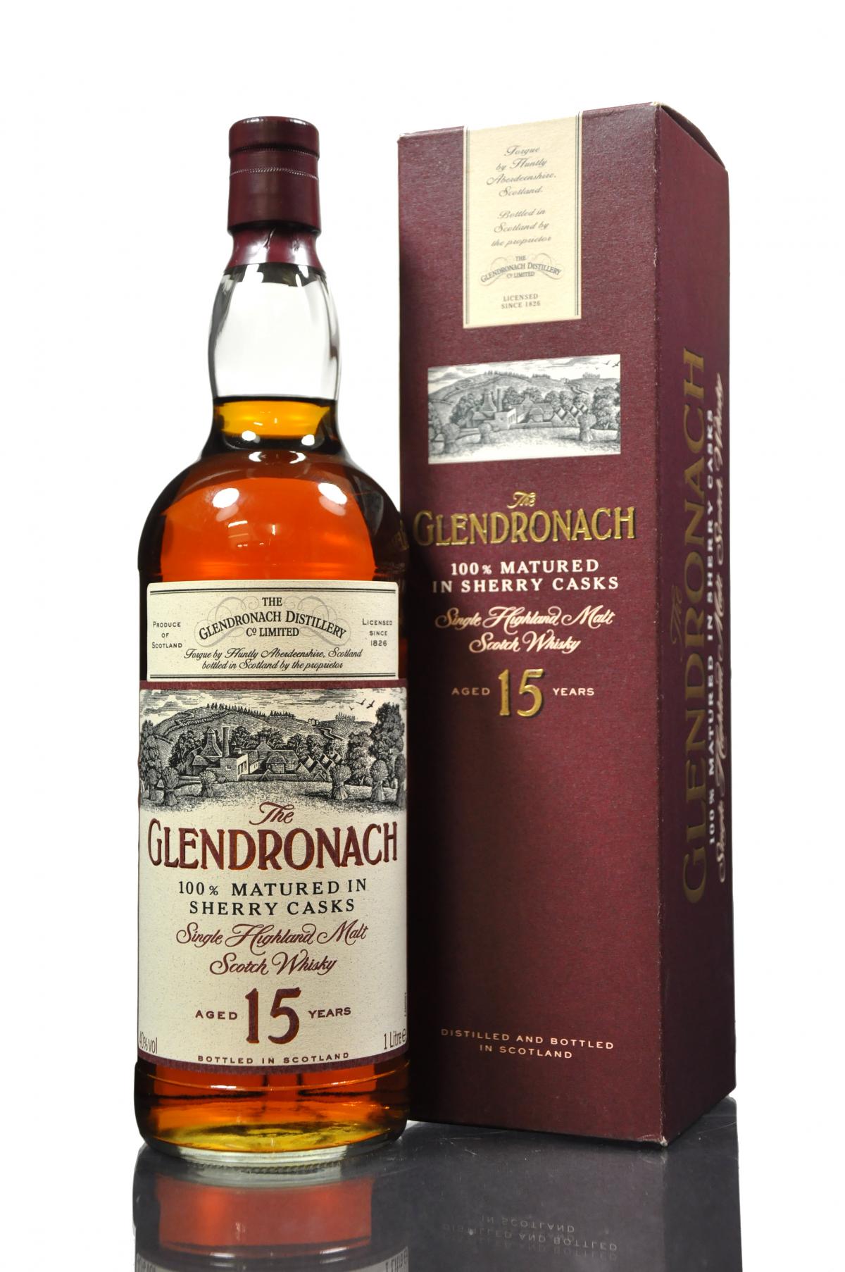 Glendronach 15 Year Old - 1990s - 1 Litre