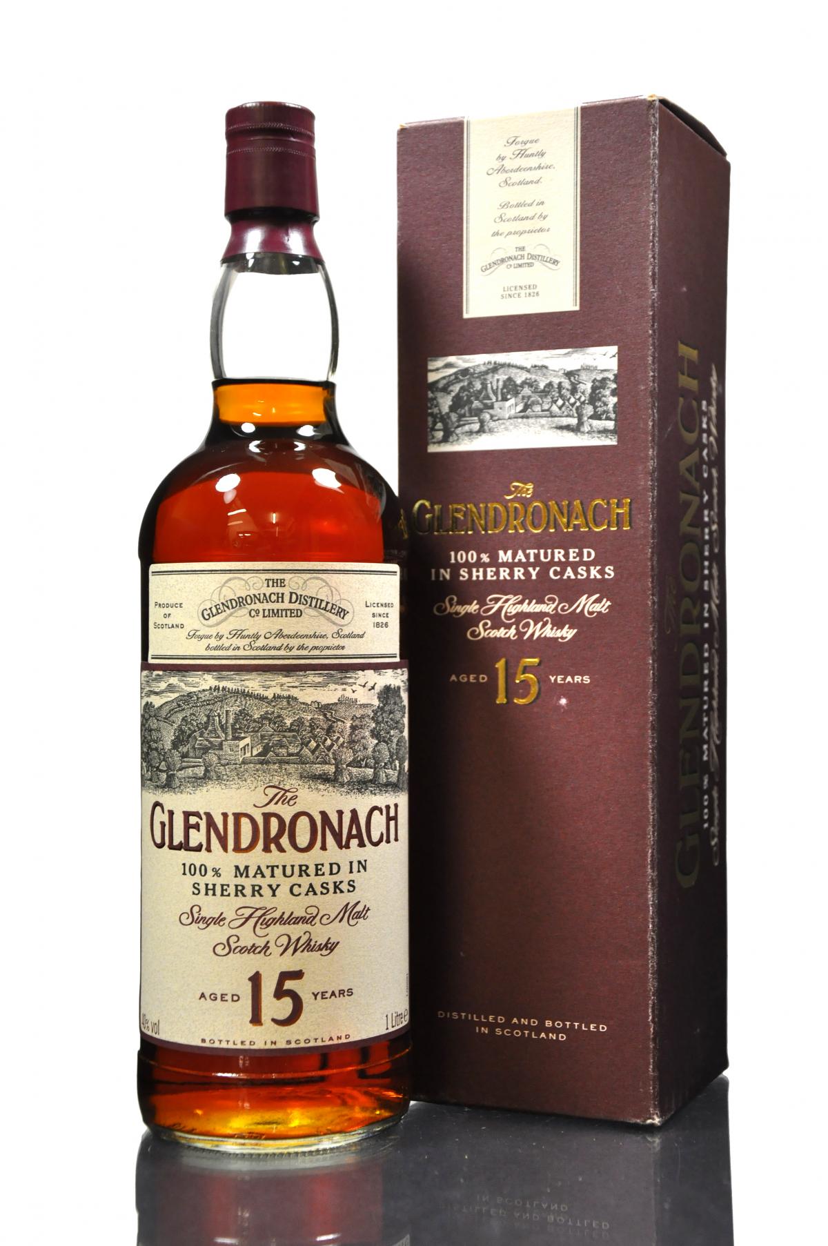 Glendronach 15 Year Old - 1990s - 1 Litre