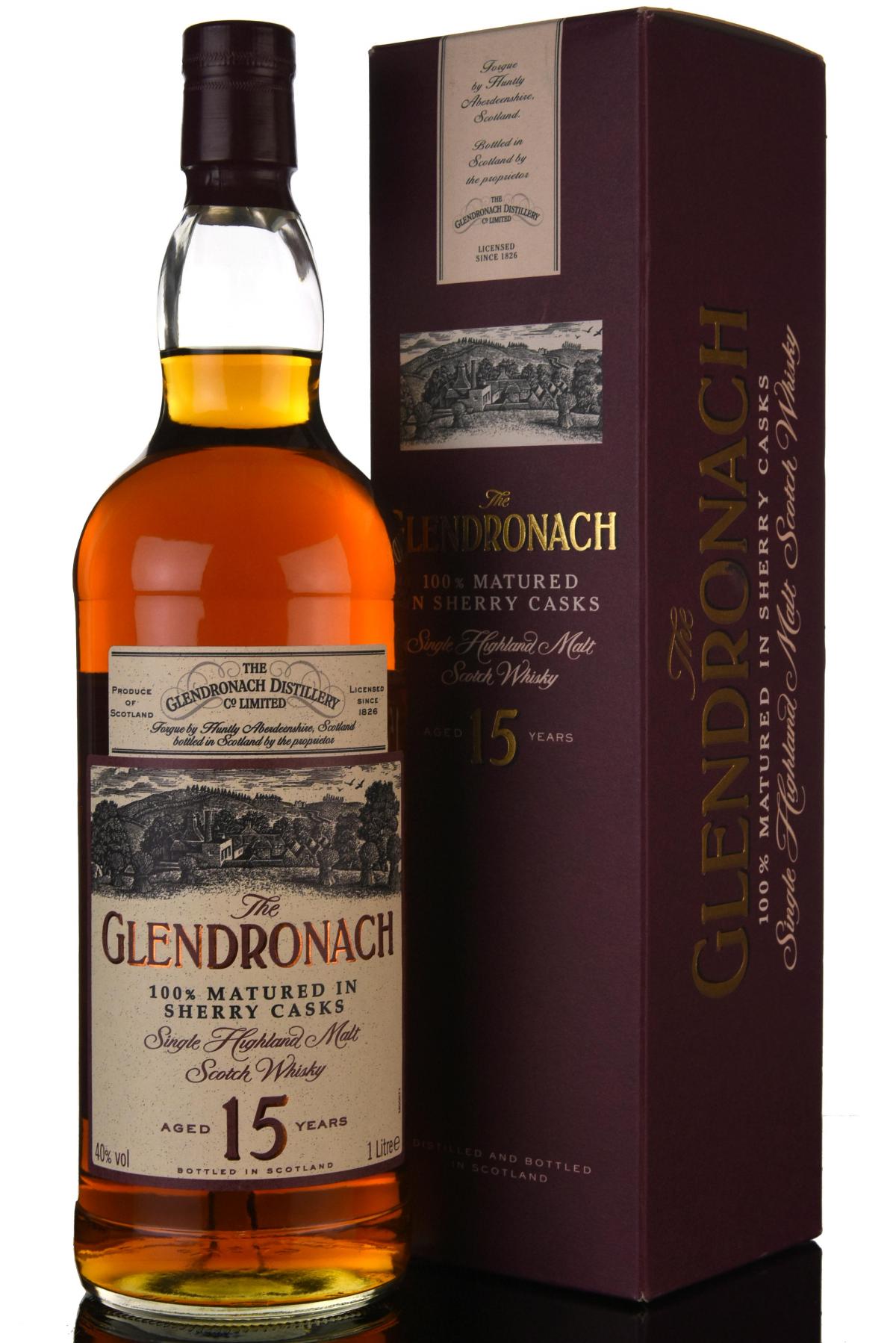 Glendronach 15 Year Old - 1990s - 1 Litre