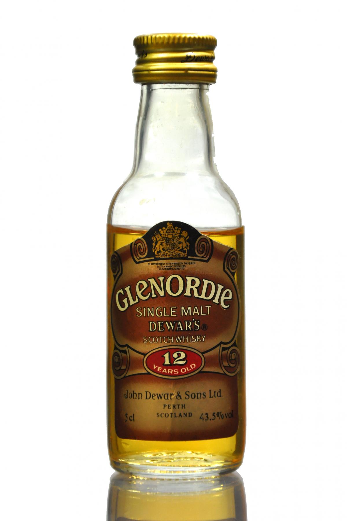 Glenordie 12 Year Old Miniature