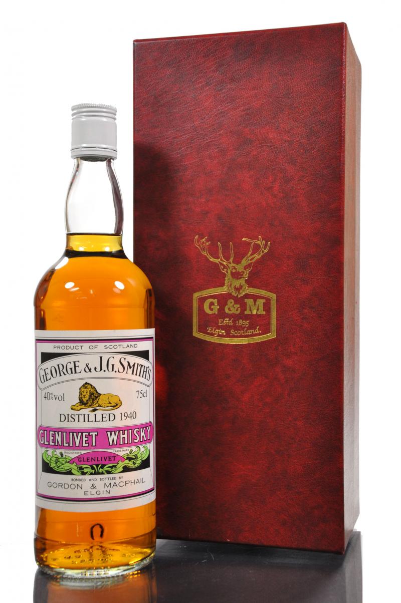 Glenlivet 1940 - Gordon & MacPhail - 1980s