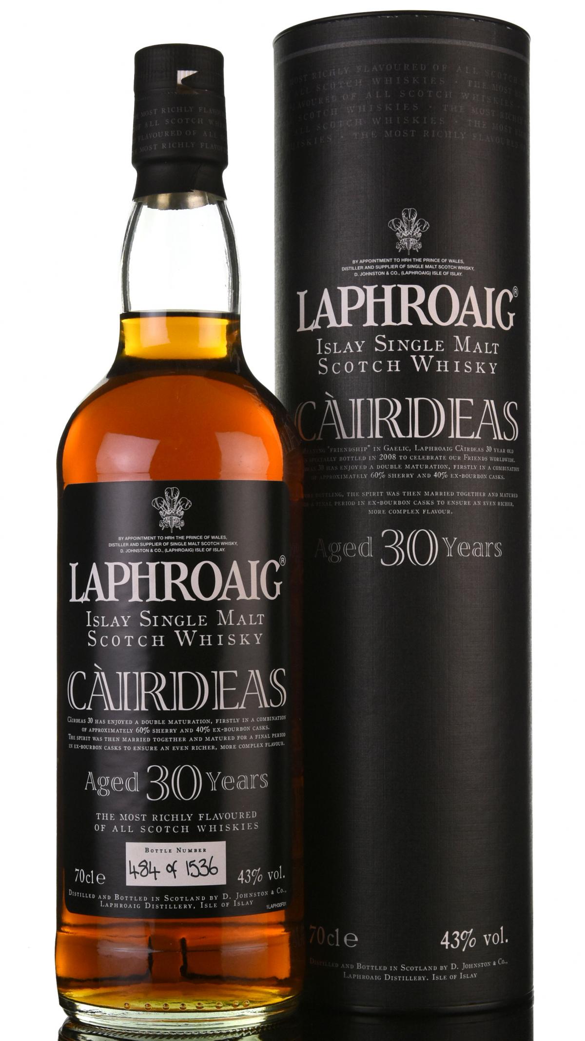 Laphroaig 30 Year Old - Cairdeas - 2008 Release
