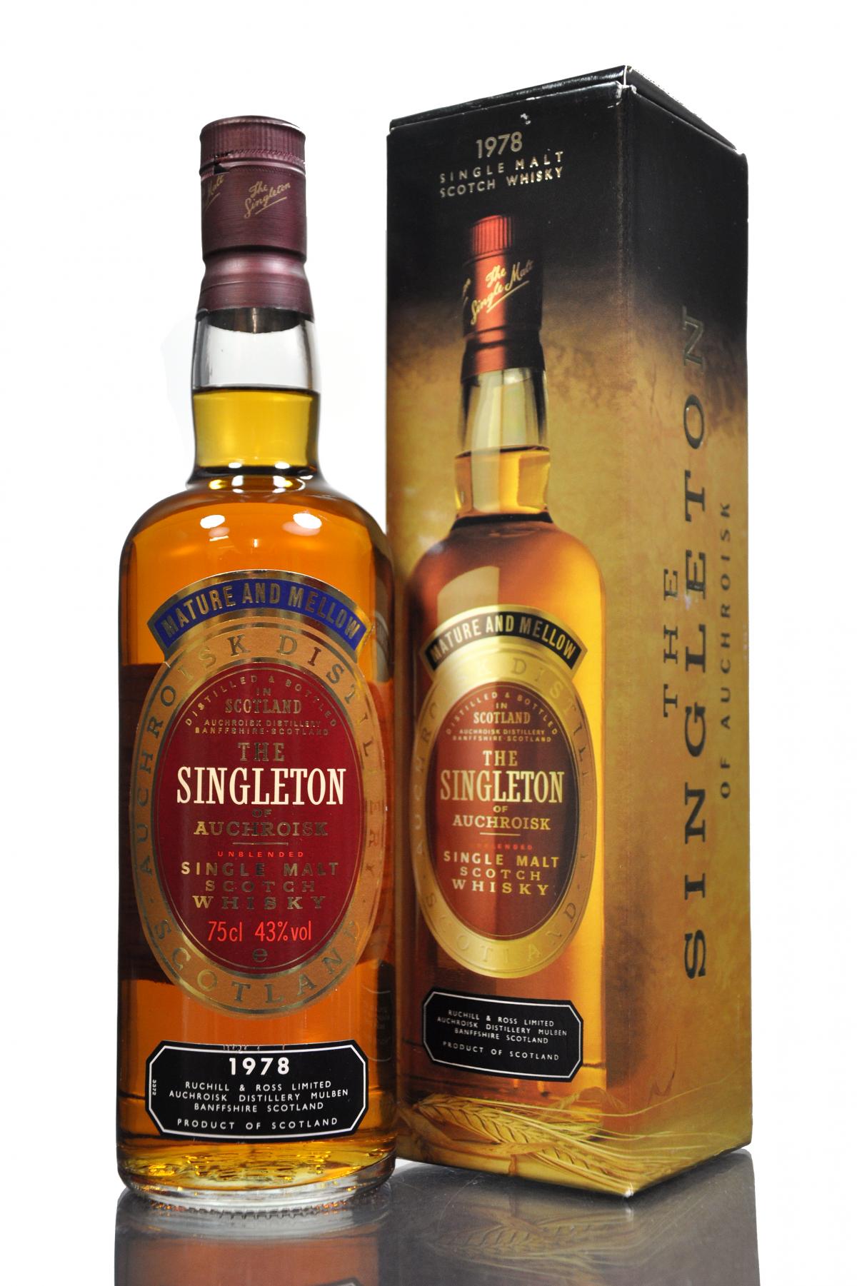 Singleton Of Auchroisk 1978